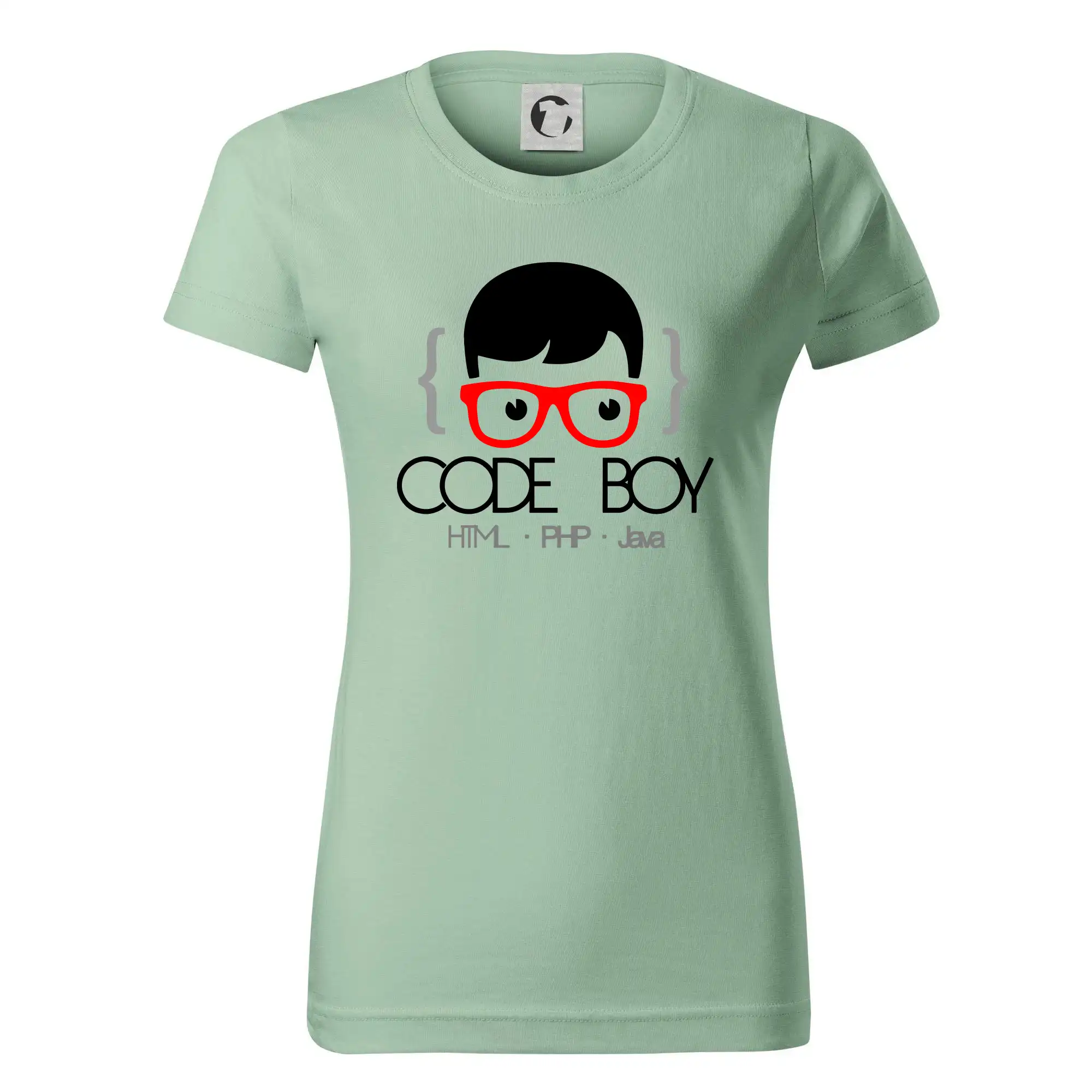 Tričká pre ajťákov - Code Boy - Dámske tričko basic - ľahko voľnejšie a dlhšie