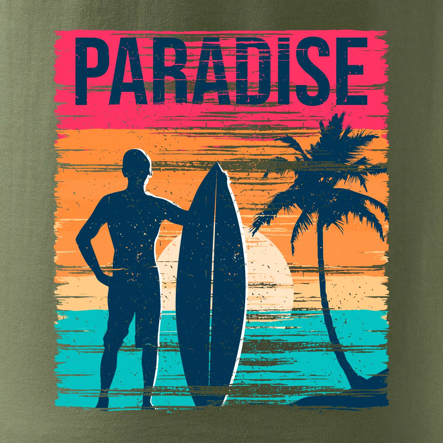 Paradise - barevný čtverec