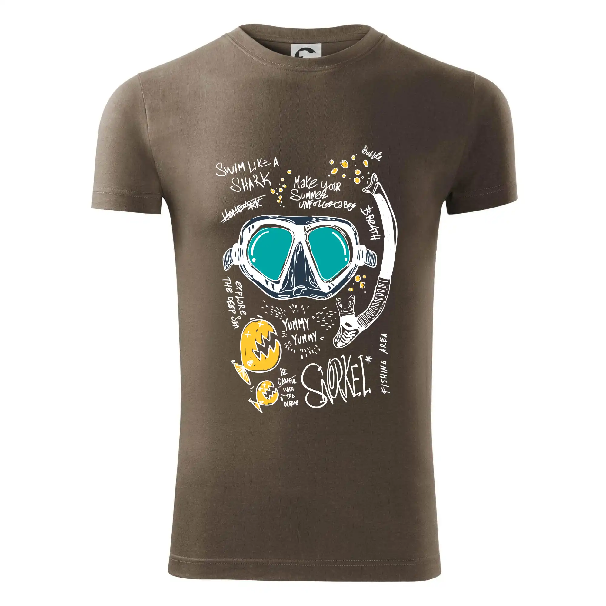 Potapěčské brýle text