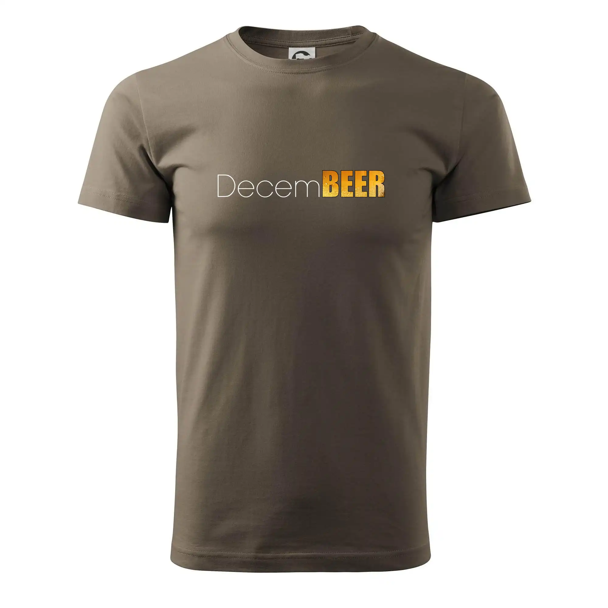 Vtipná tričká pre pivárov - Pivné mesiace - decemBEER - Pánske tričko nižšej gramáže