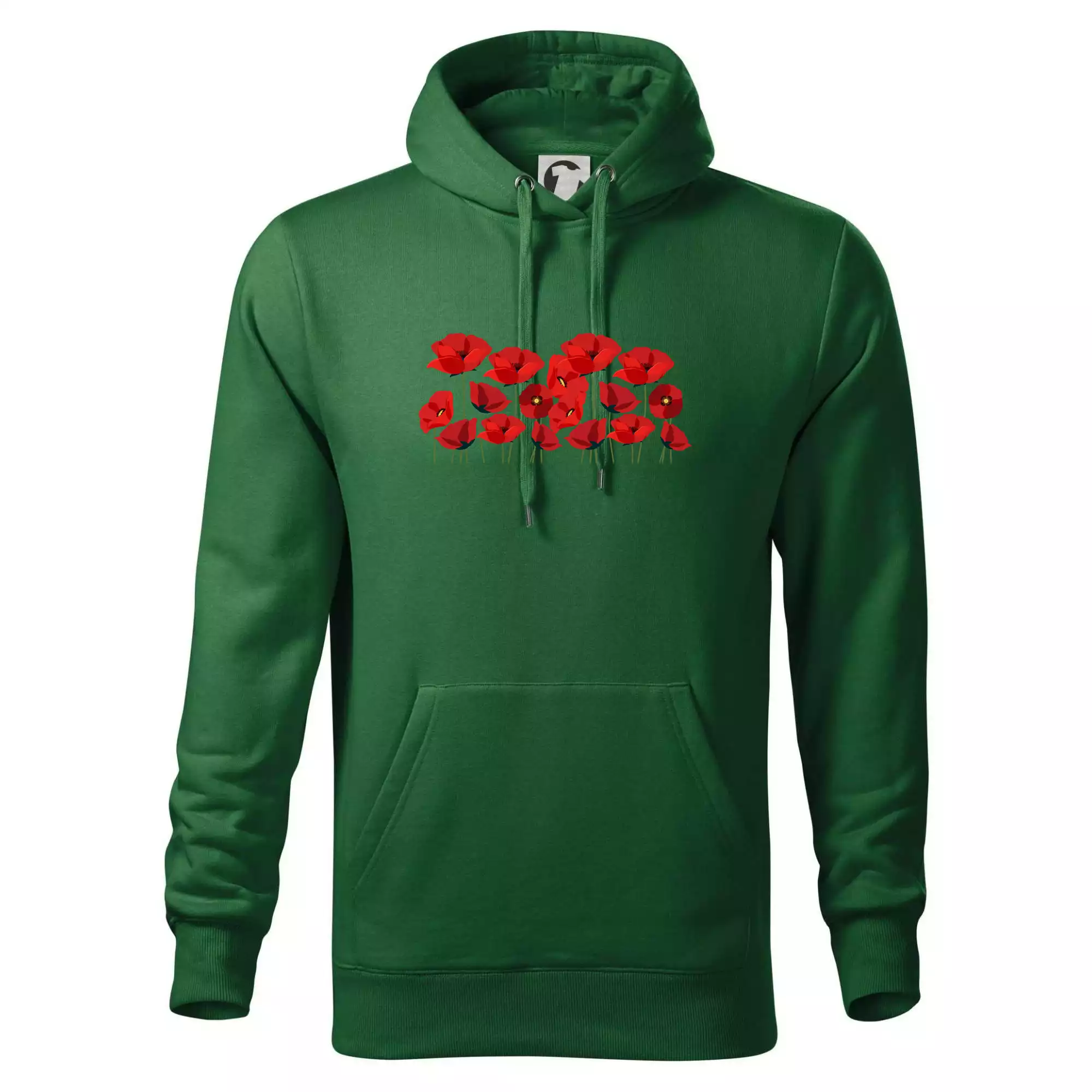 Vlčí mák v řadě