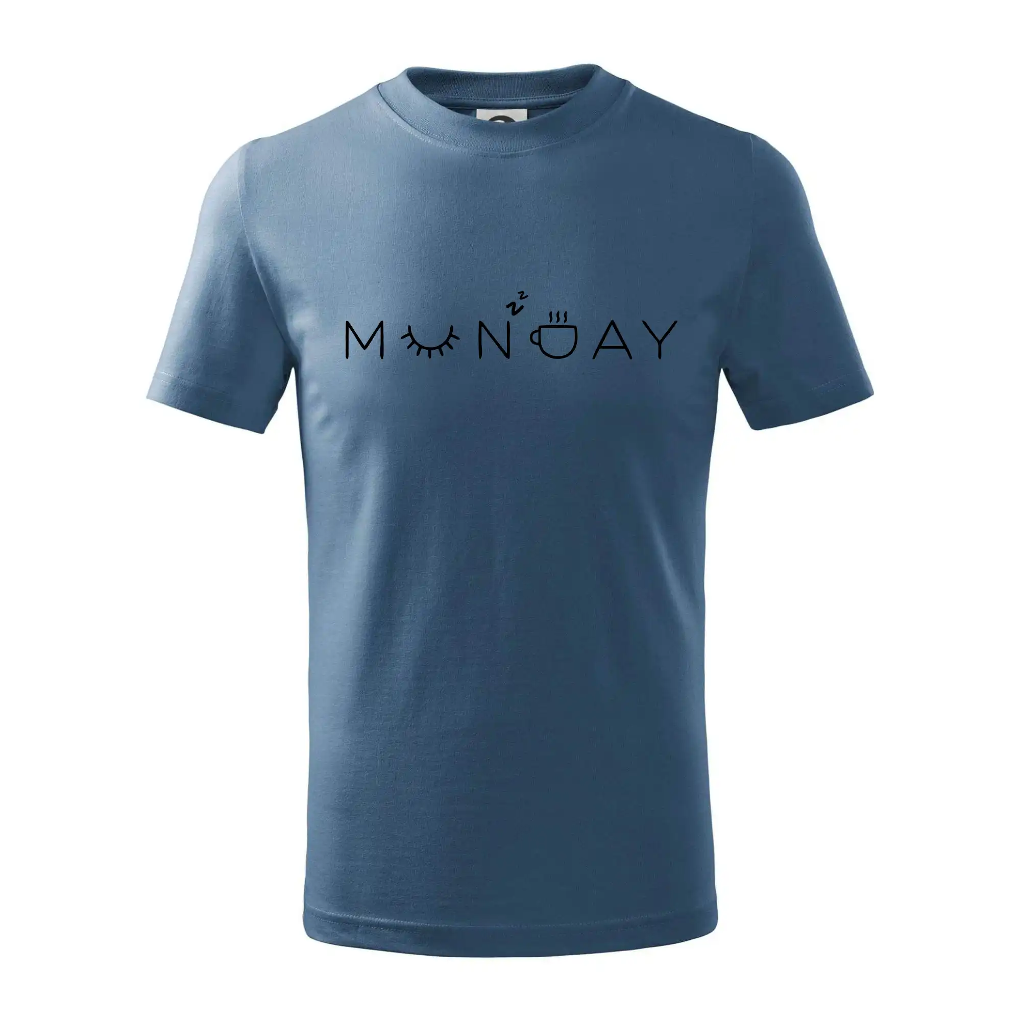Motívy pre baristu a milovníkov kávy - Monday nápis - Tričko detské bavlnené