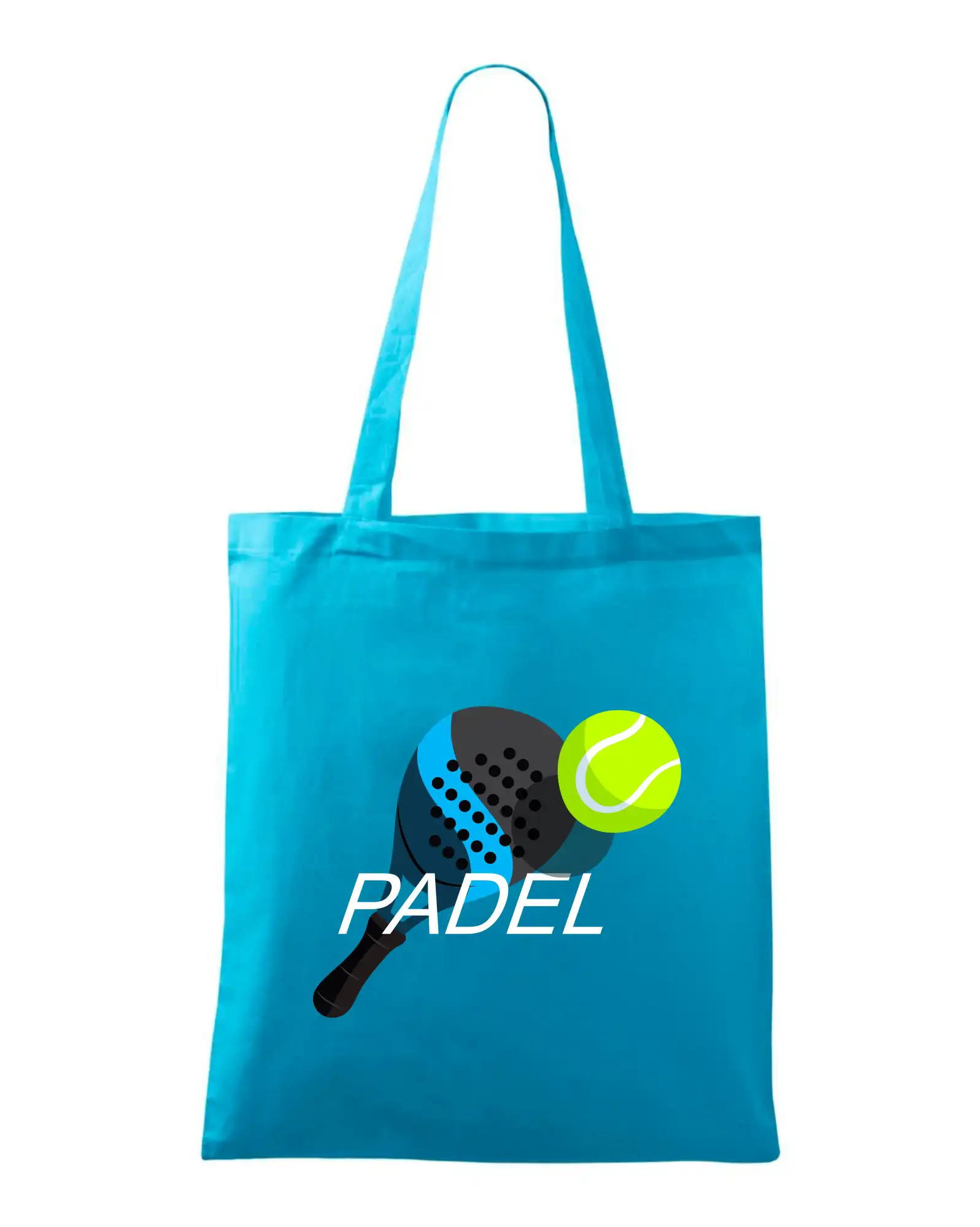 Tričká s motívmi Padel tenis - Paddle obrazok farebný - Taška bavlnená