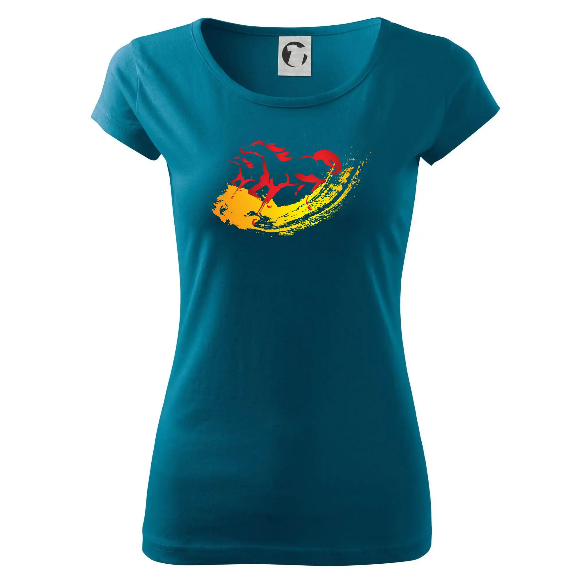 Dva běžící koně