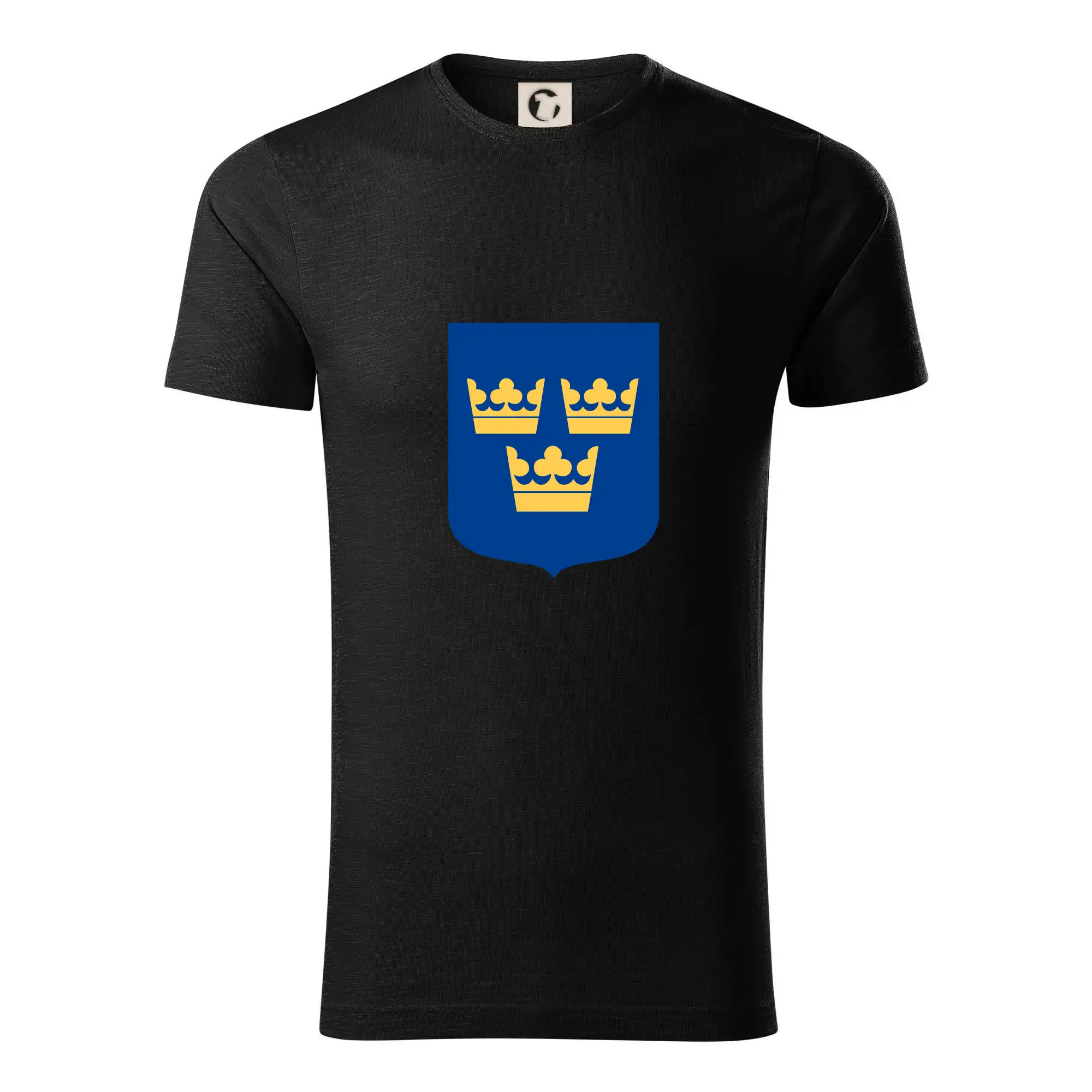 Ostatné mestá / miesta - Švédsky znak tri korunky veľký - Tričko z organickej bavlny