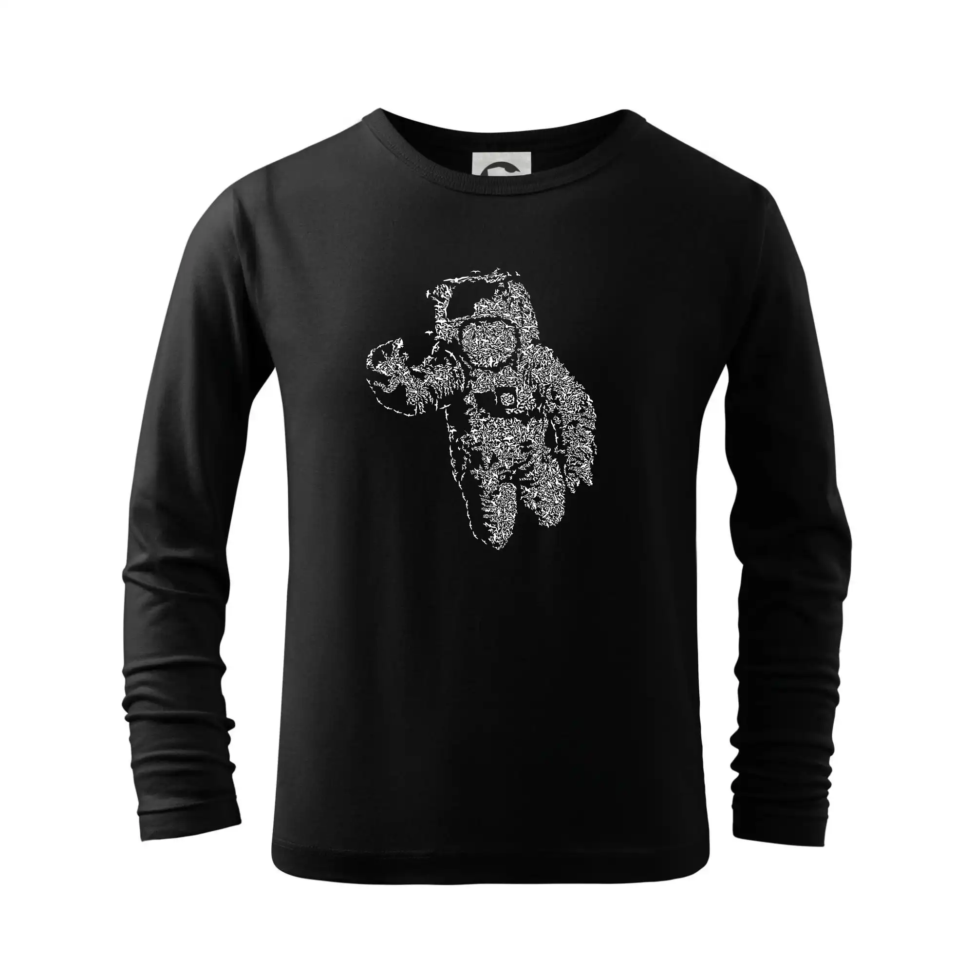 Vesmirne tričká - Flying Astronaut - Tričko detské Long Sleeve