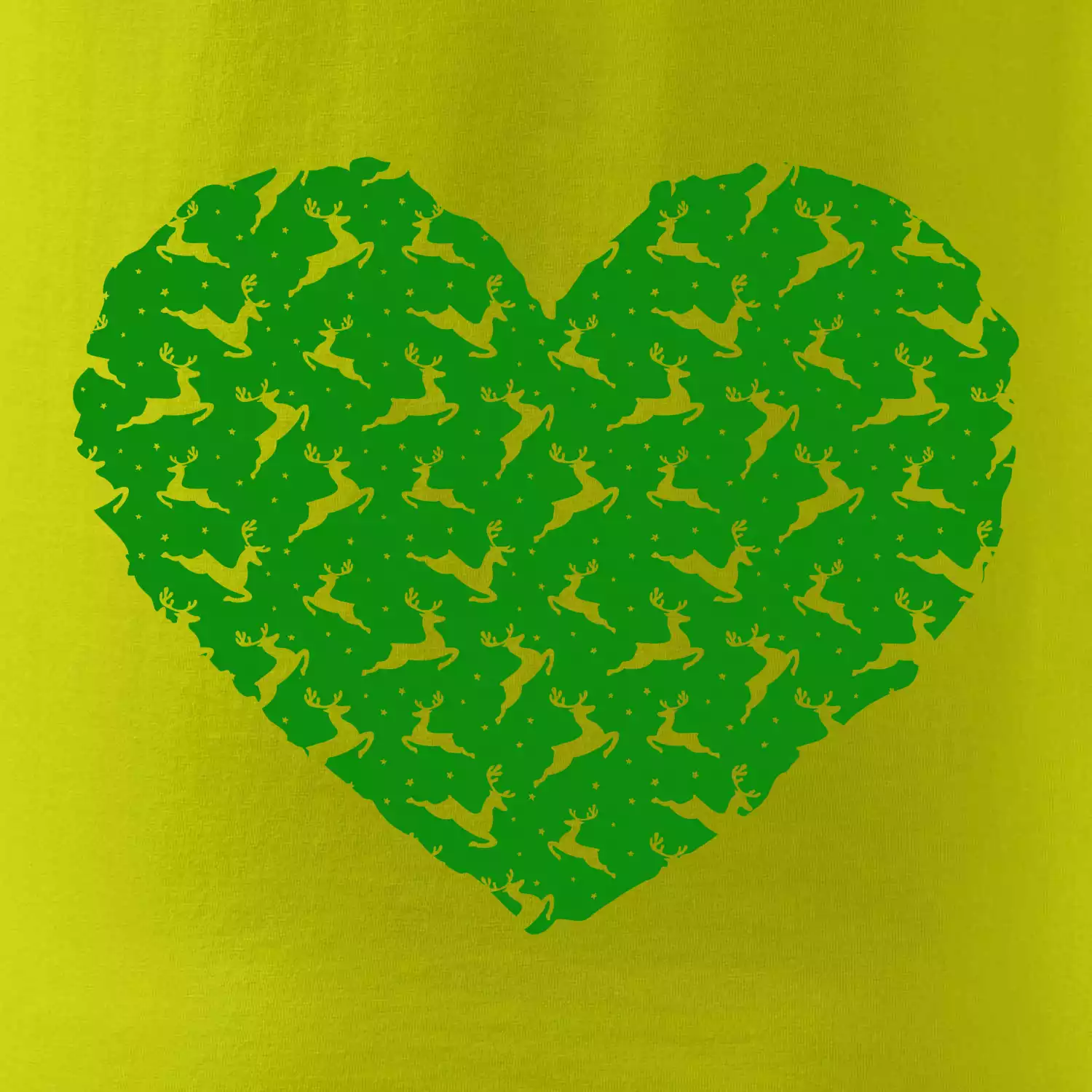 Vánoční jeleni v srdci