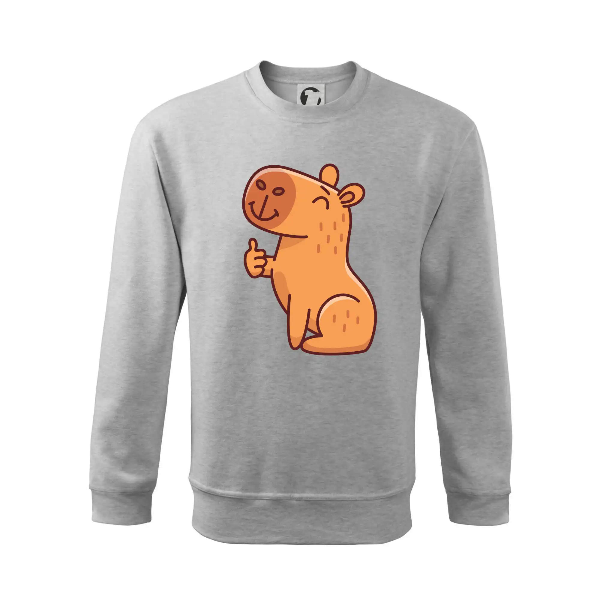 Kapybara s palcom hore