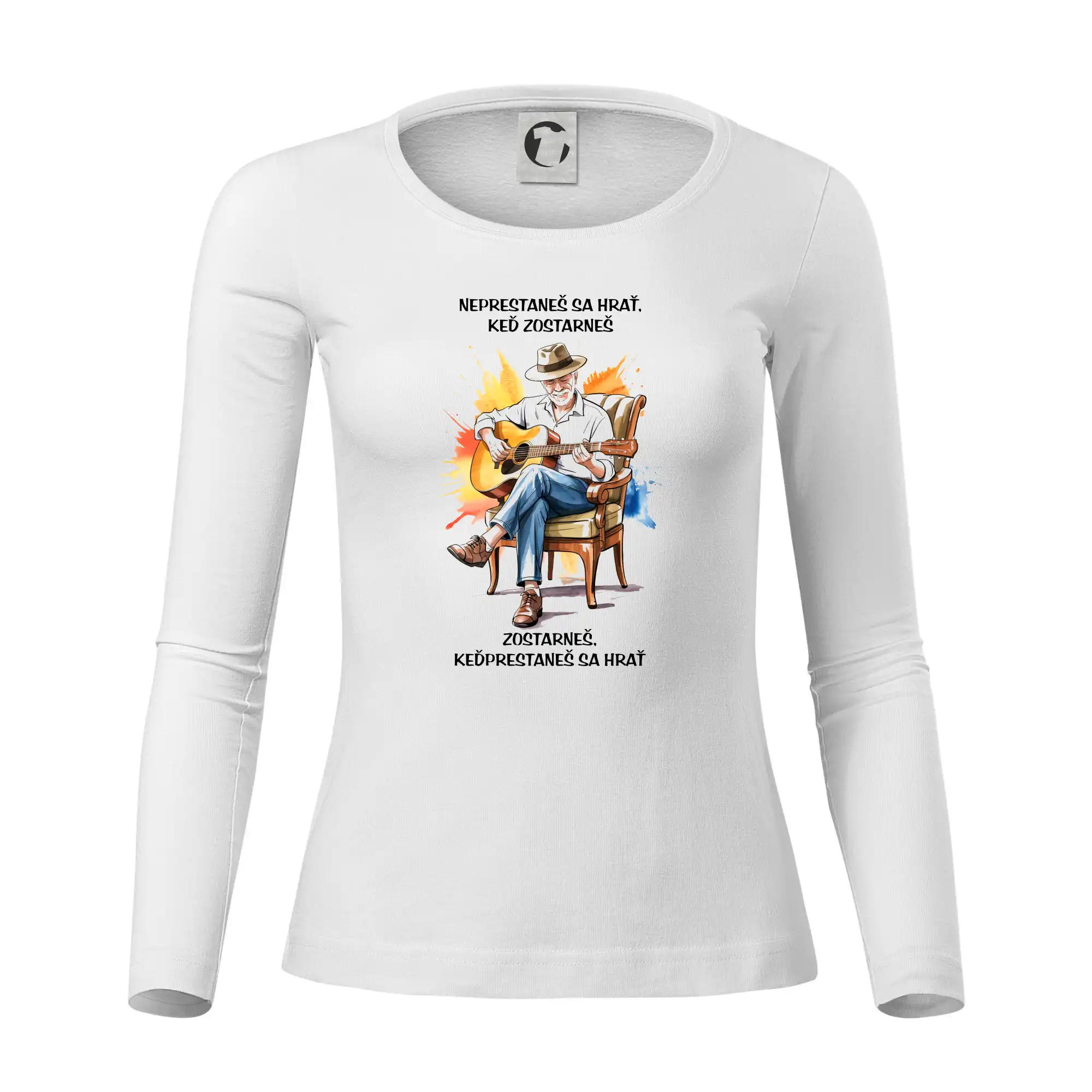Neprestaneš hrať,keď zostarneš - Dámske tričko FIT-T LS - zužené