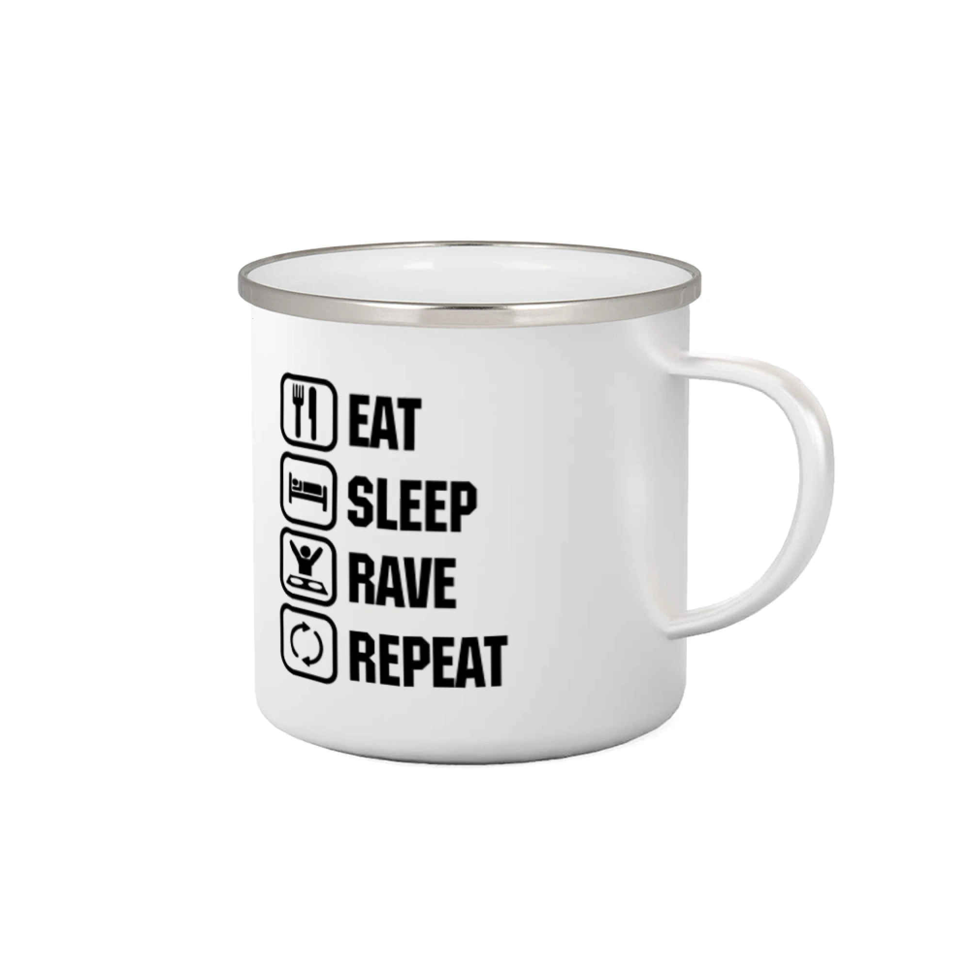 Eat sleep repeat - Eat sleep rave repeat - Plecháčik