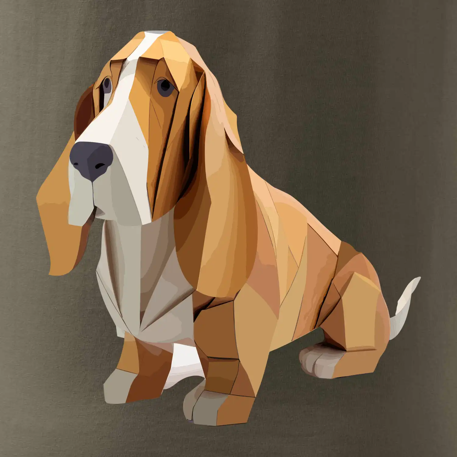 Baset slepený z papíru