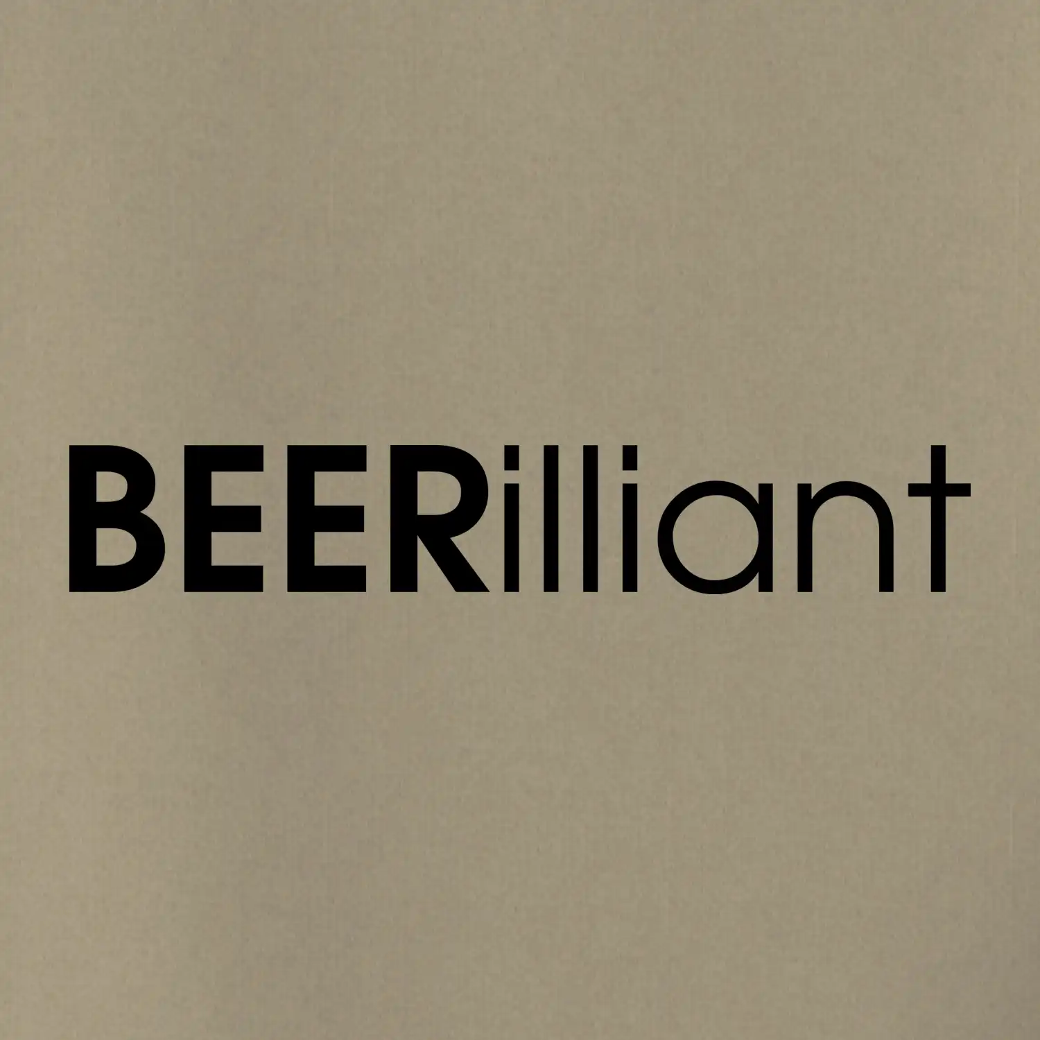 Pivní nápisy BEERrilliant