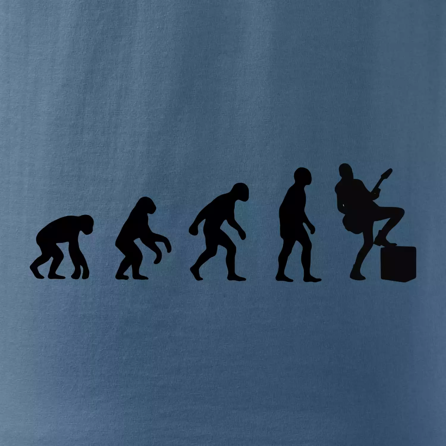 Evoluce kytarista - noha na kombu