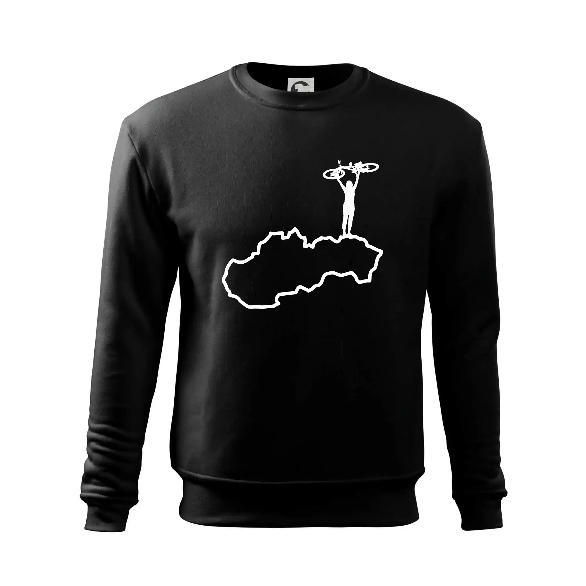 Mapa Slovenska - cyklista