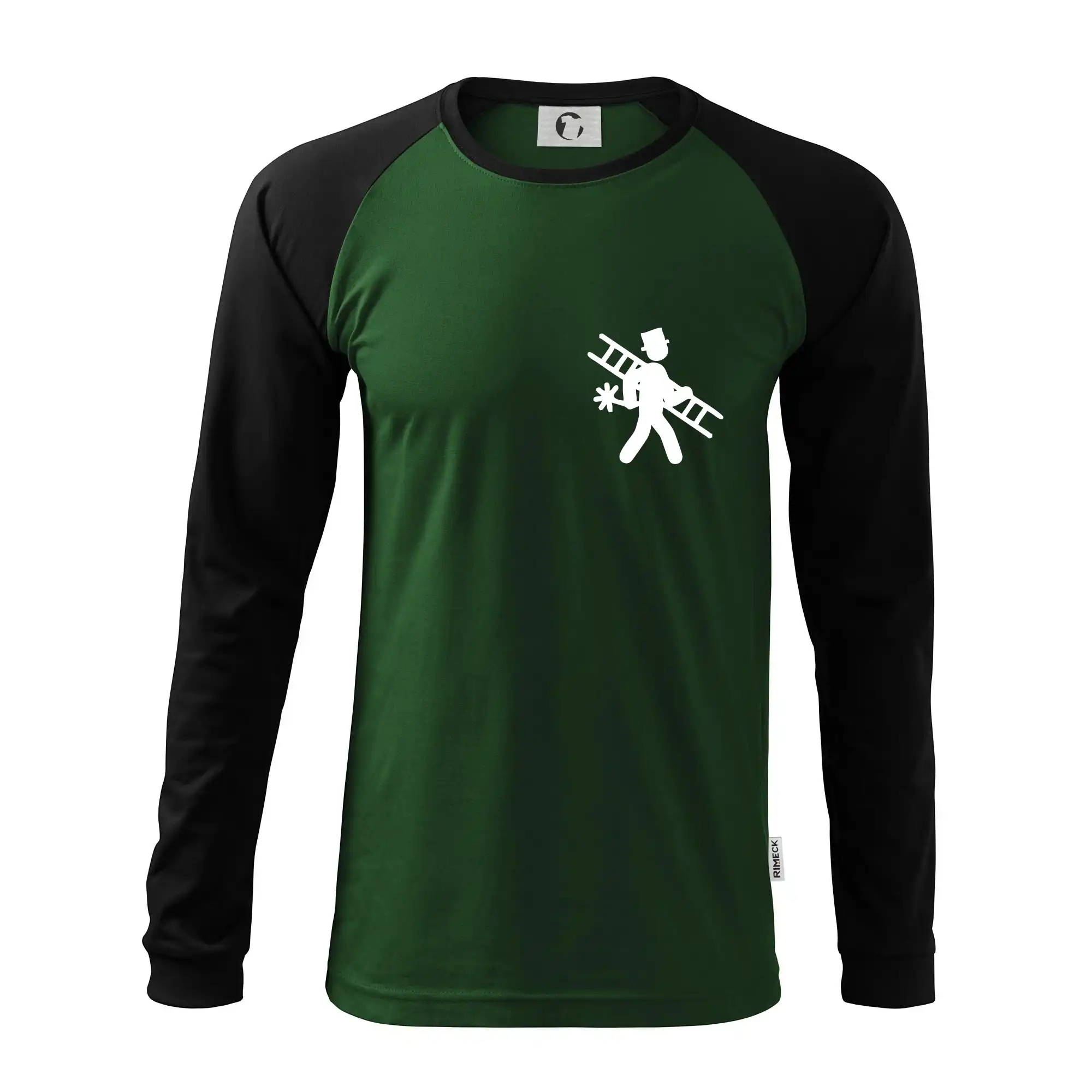 Kominík logo + nápis na zádech