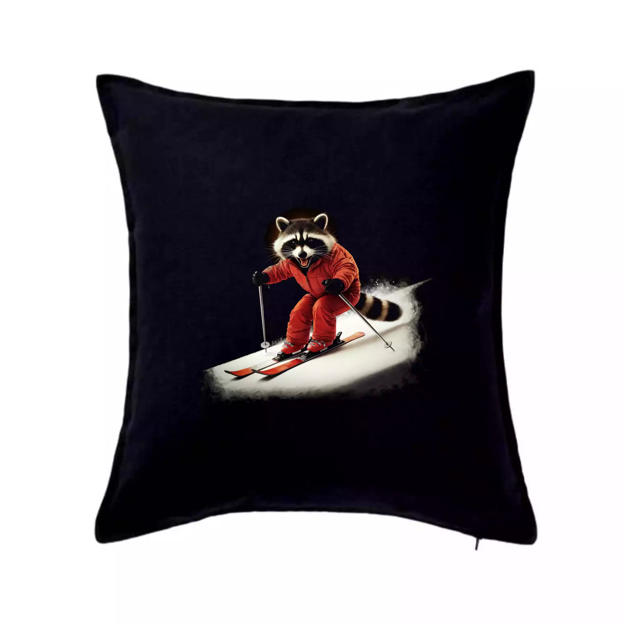 Mýval na lyžích - fotka