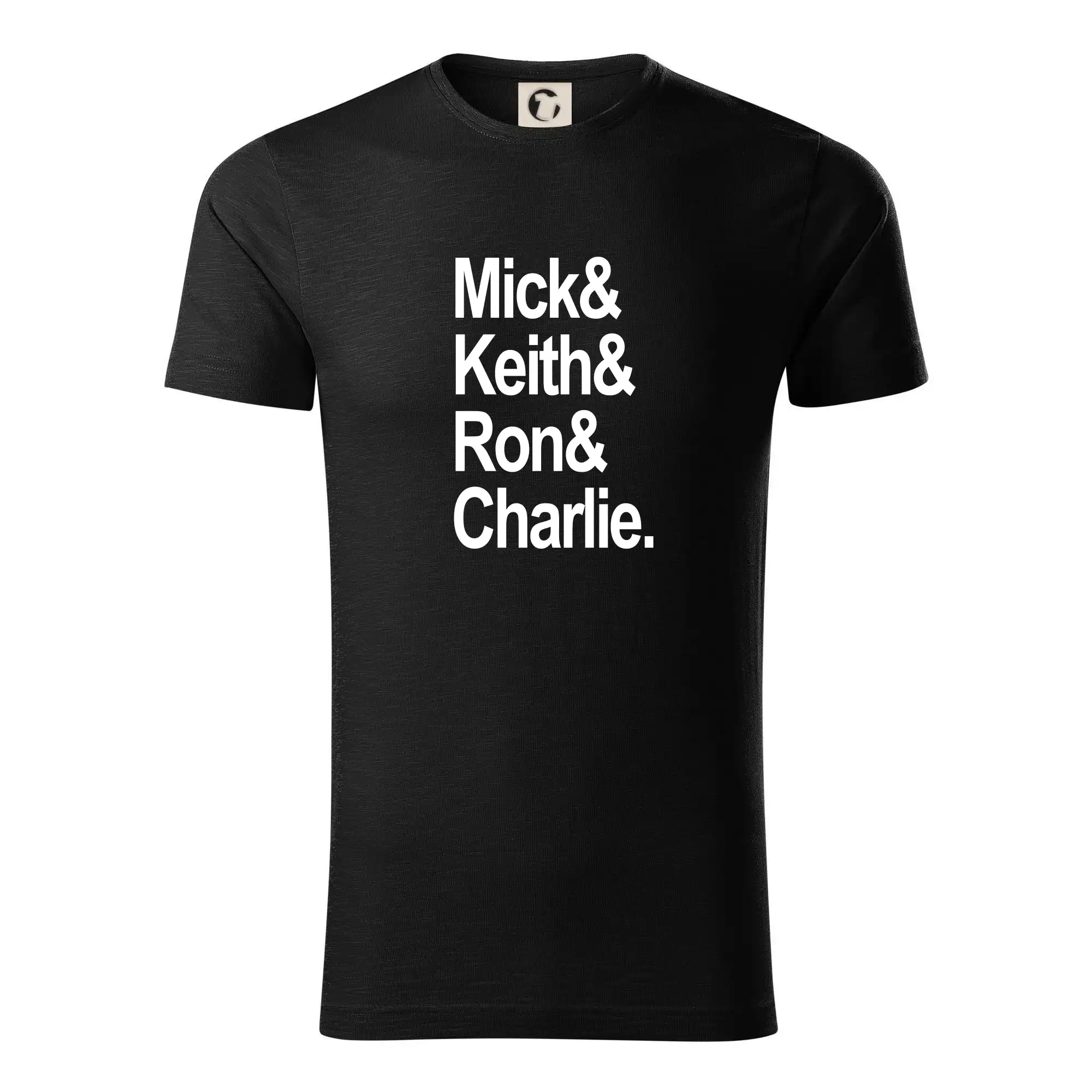 Mick Keith Ron Charlie - Tričko z organickej bavlny
