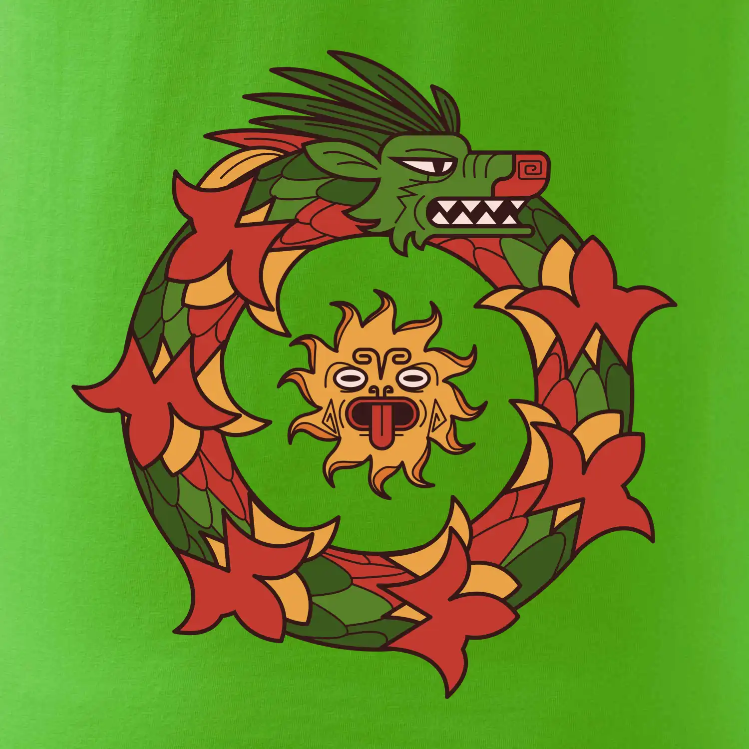 Mayové - zvířata had v kruhu