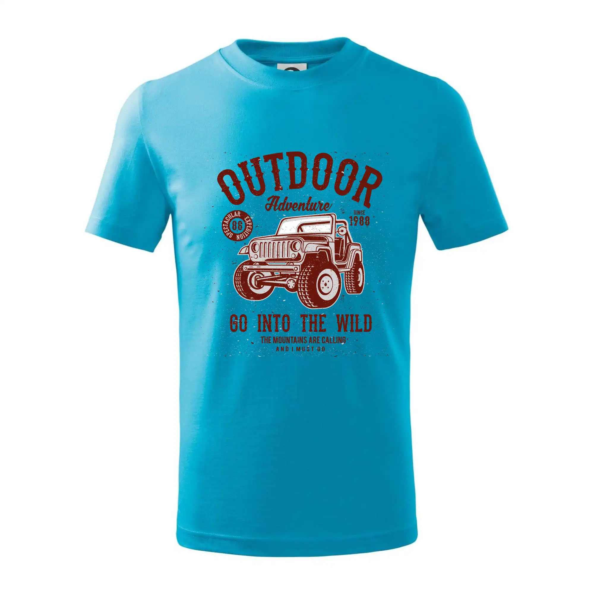 Auto tričká - Outdoor Adventure 2 - Tričko detské bavlnené