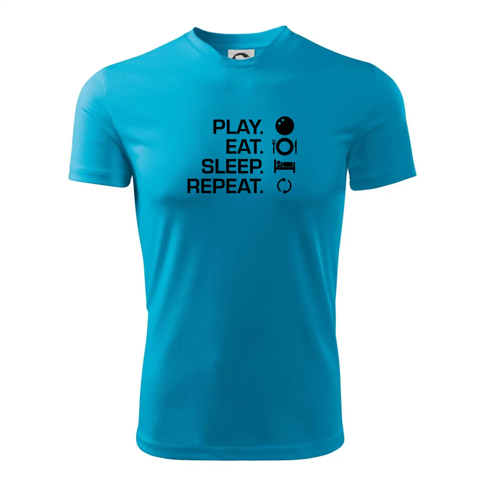 Tričká s motívom Squash - Play eat sleep squash - Pánske tričko Fantasy športové