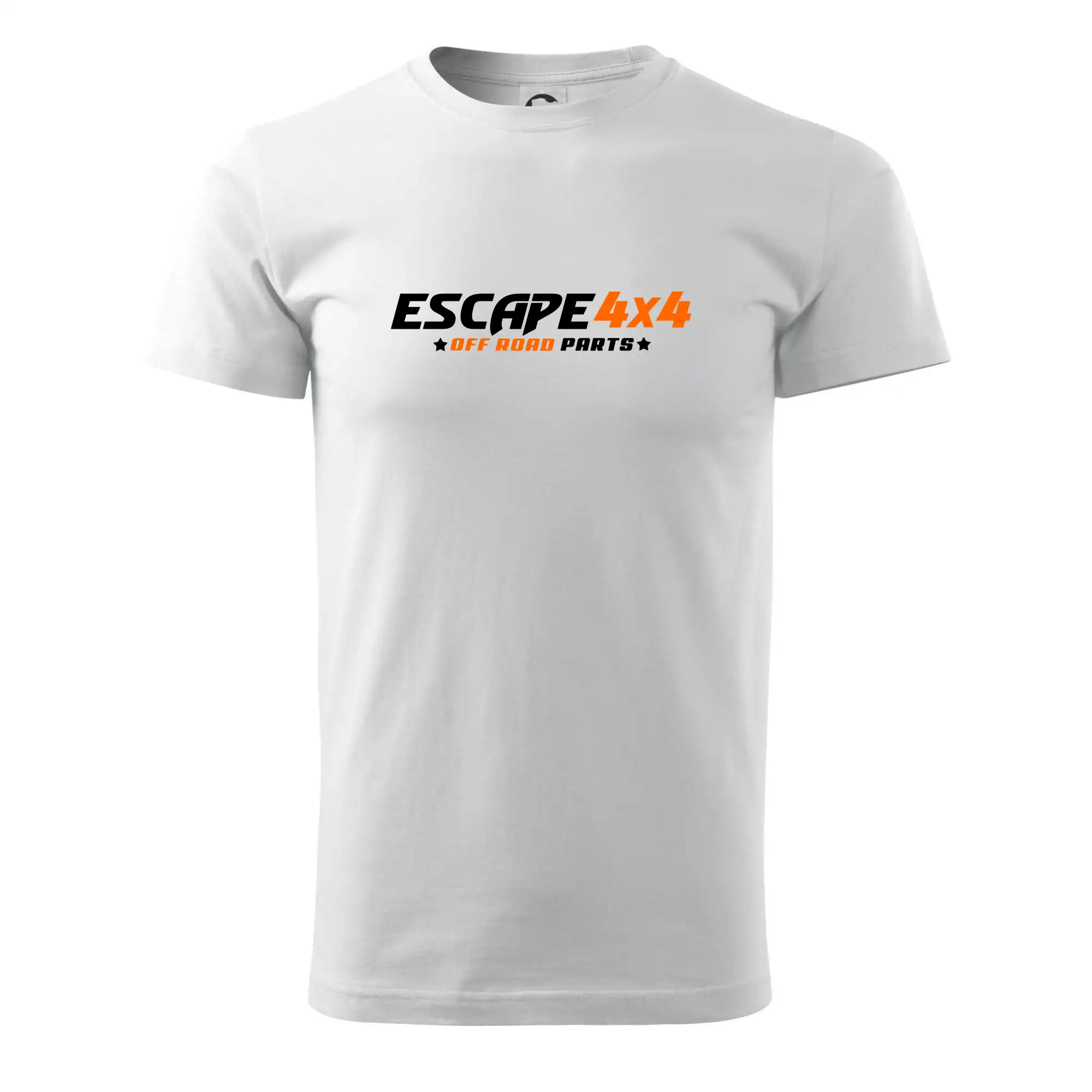 MyShirt tričká - Escape 4x4 Nápis vpředu a pneumatika na zádech - Tričko extra veľké  (5-8XL)