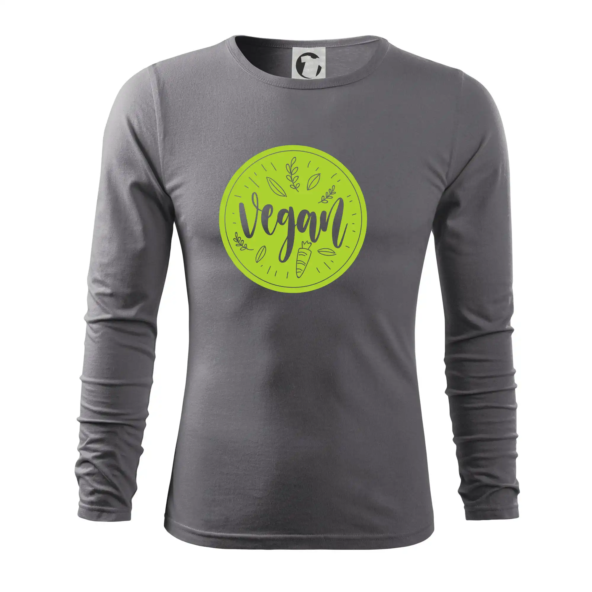 Životný štýl - Vegan zelenina v kruhu - Tričko s dlhým rukávom FIT-T long sleeve