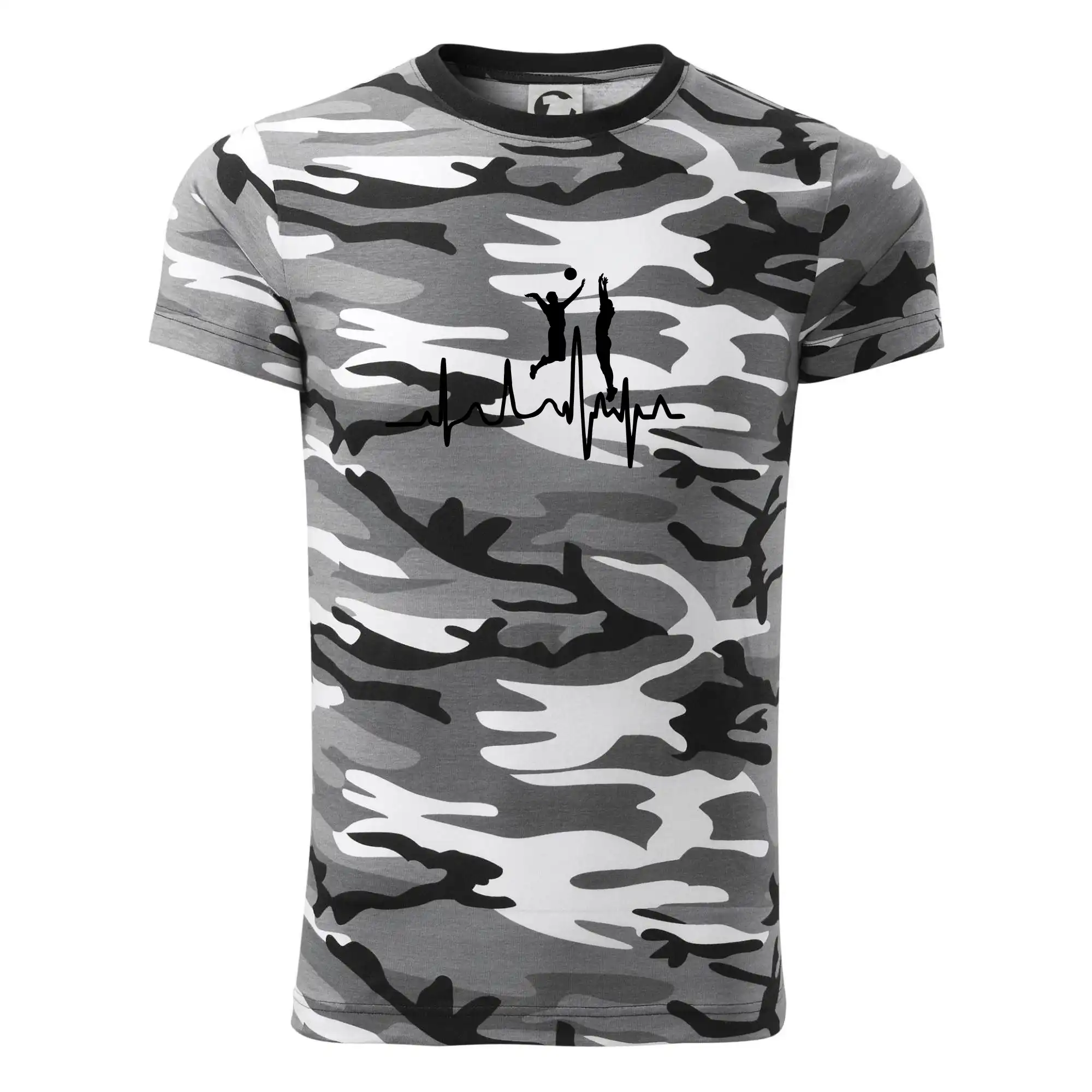 Trička na volejbal - EKG volejbalisti muži - Army CAMOUFLAGE