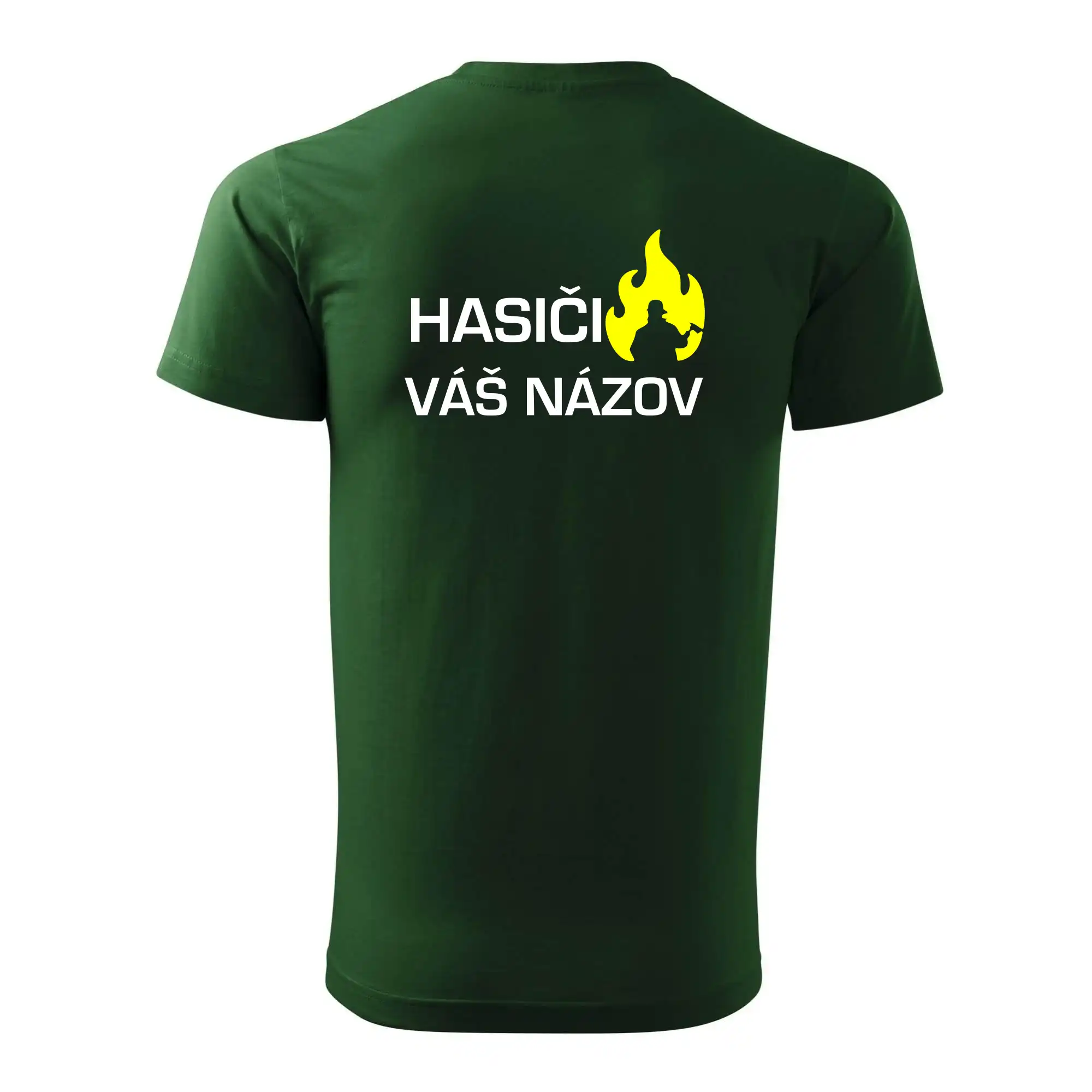 Hasiči - Váš názov - FLUO + Reflexná potlač