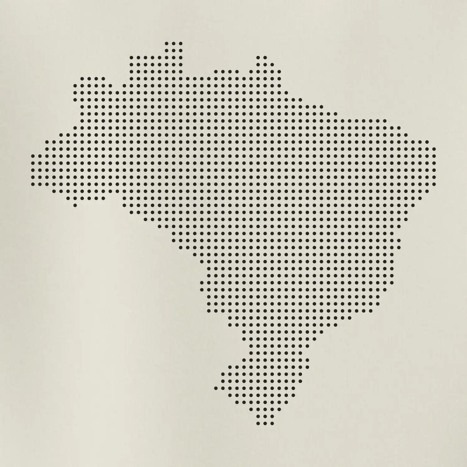 Mapa Brazílie body