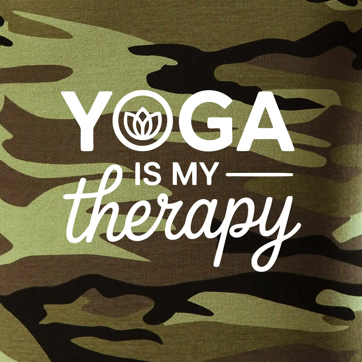 Yoga Is My Therapy nápis