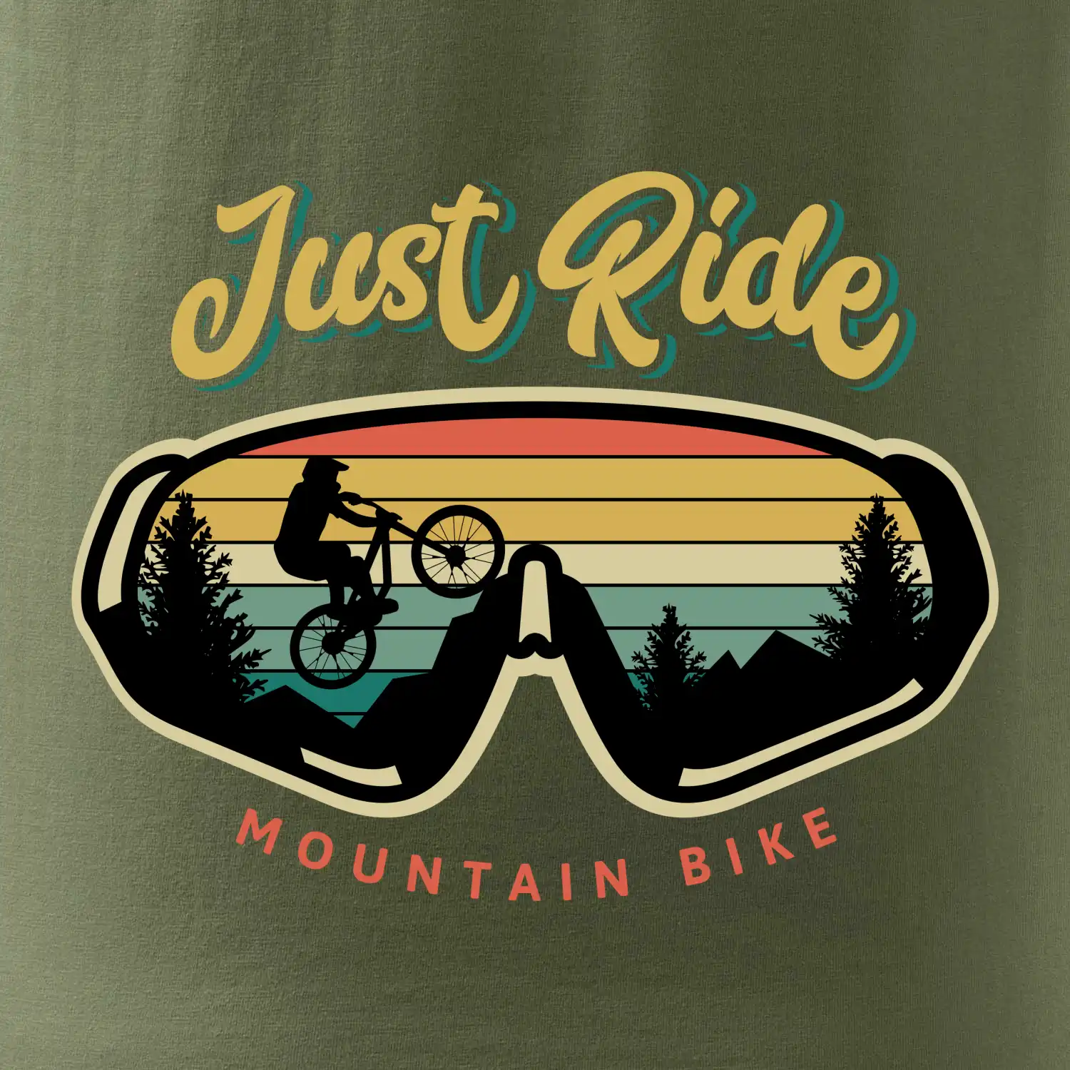 Just ride mountain bike