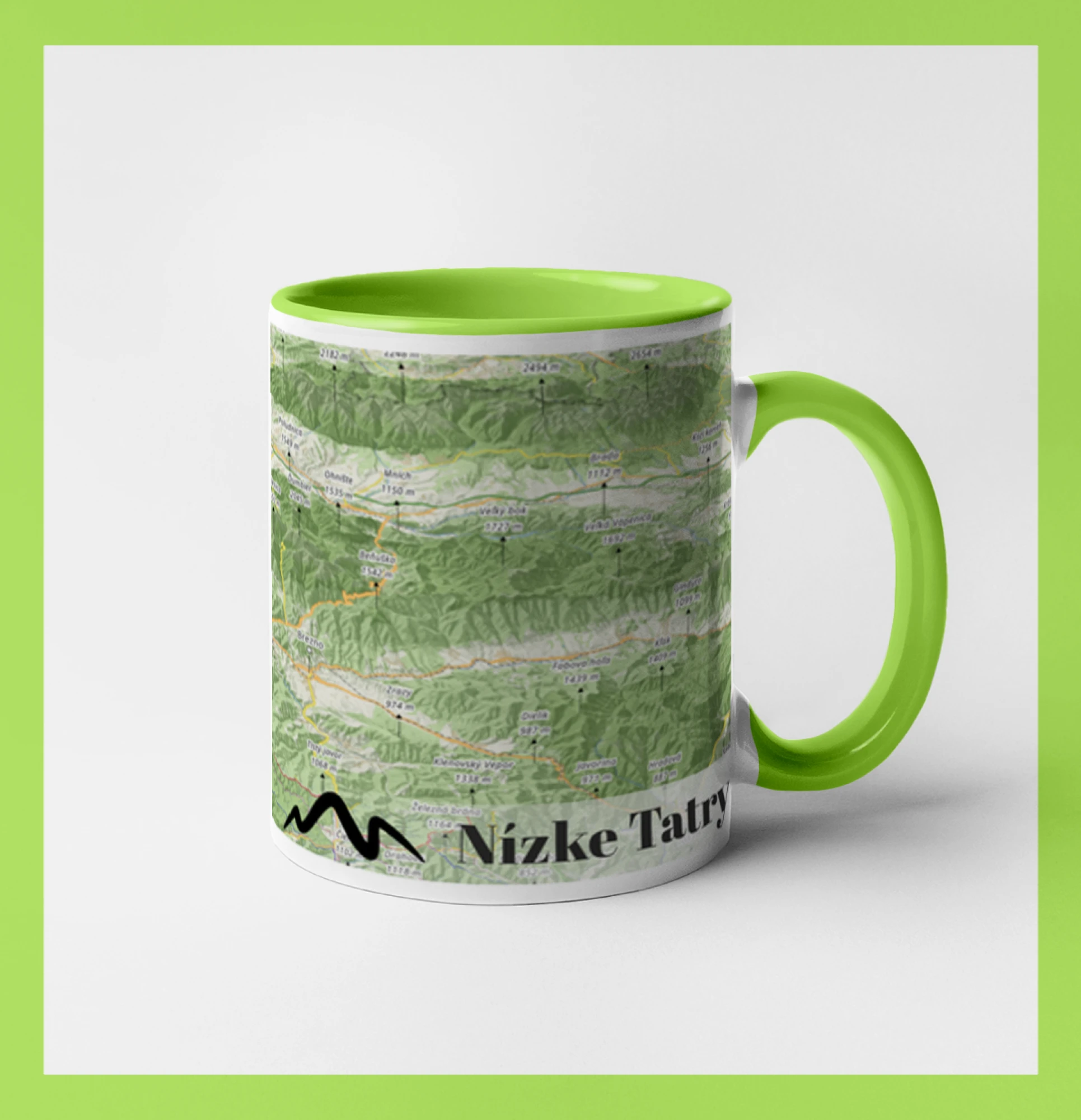 Hrnček mapa Nízke Tatry