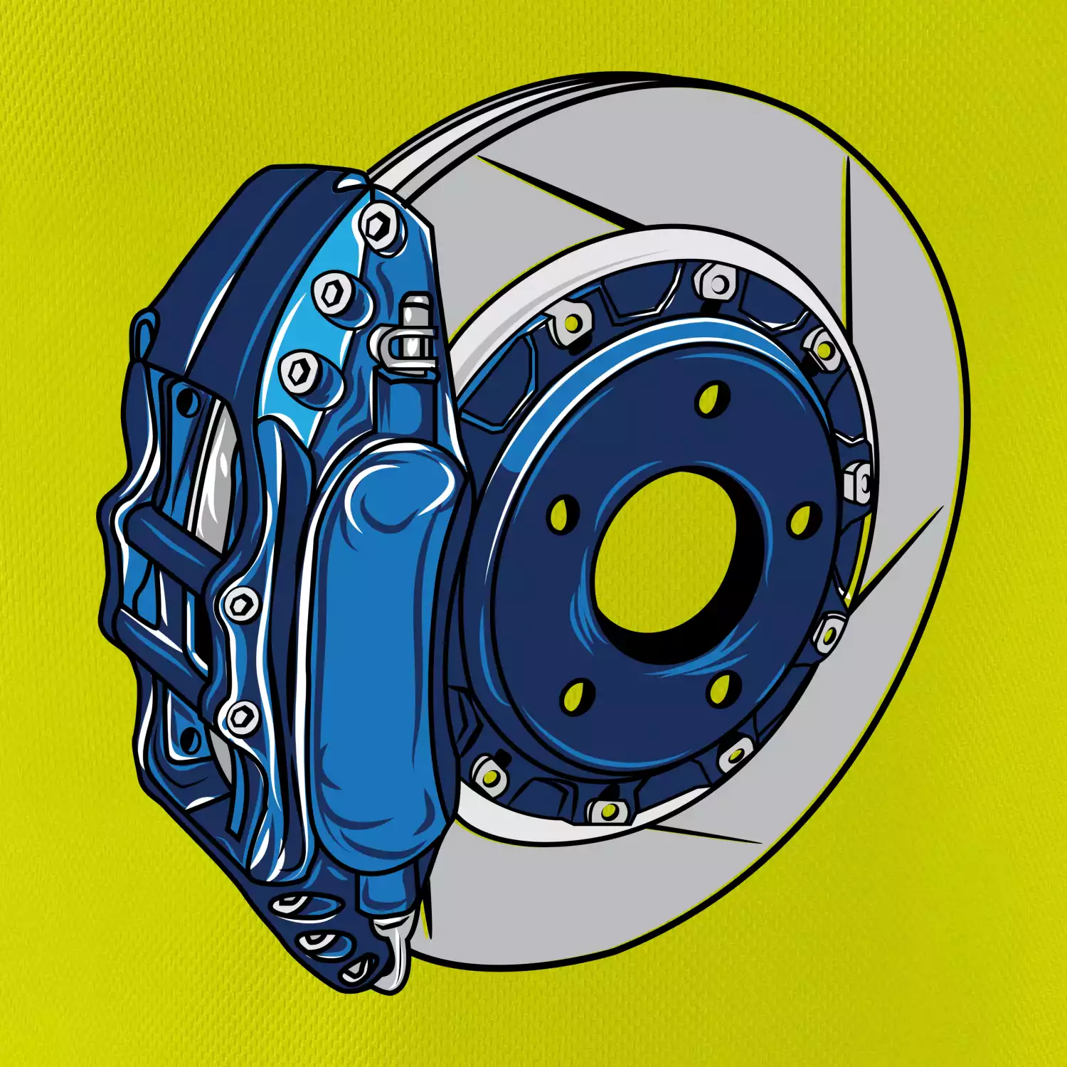 Auto kotoučová brzda