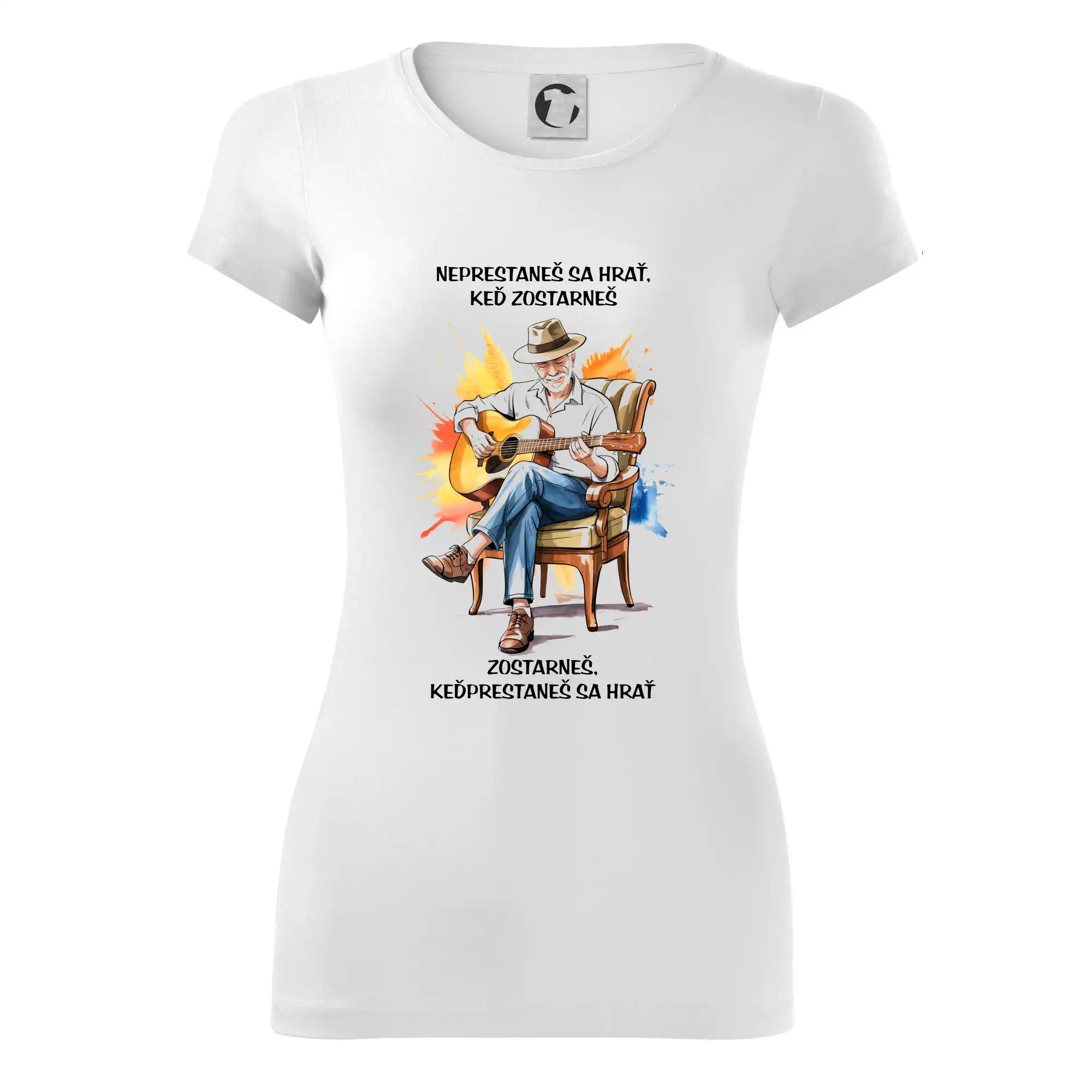 Neprestaneš hrať,keď zostarneš - Dámske tričko Glance - Priliehavejší strih