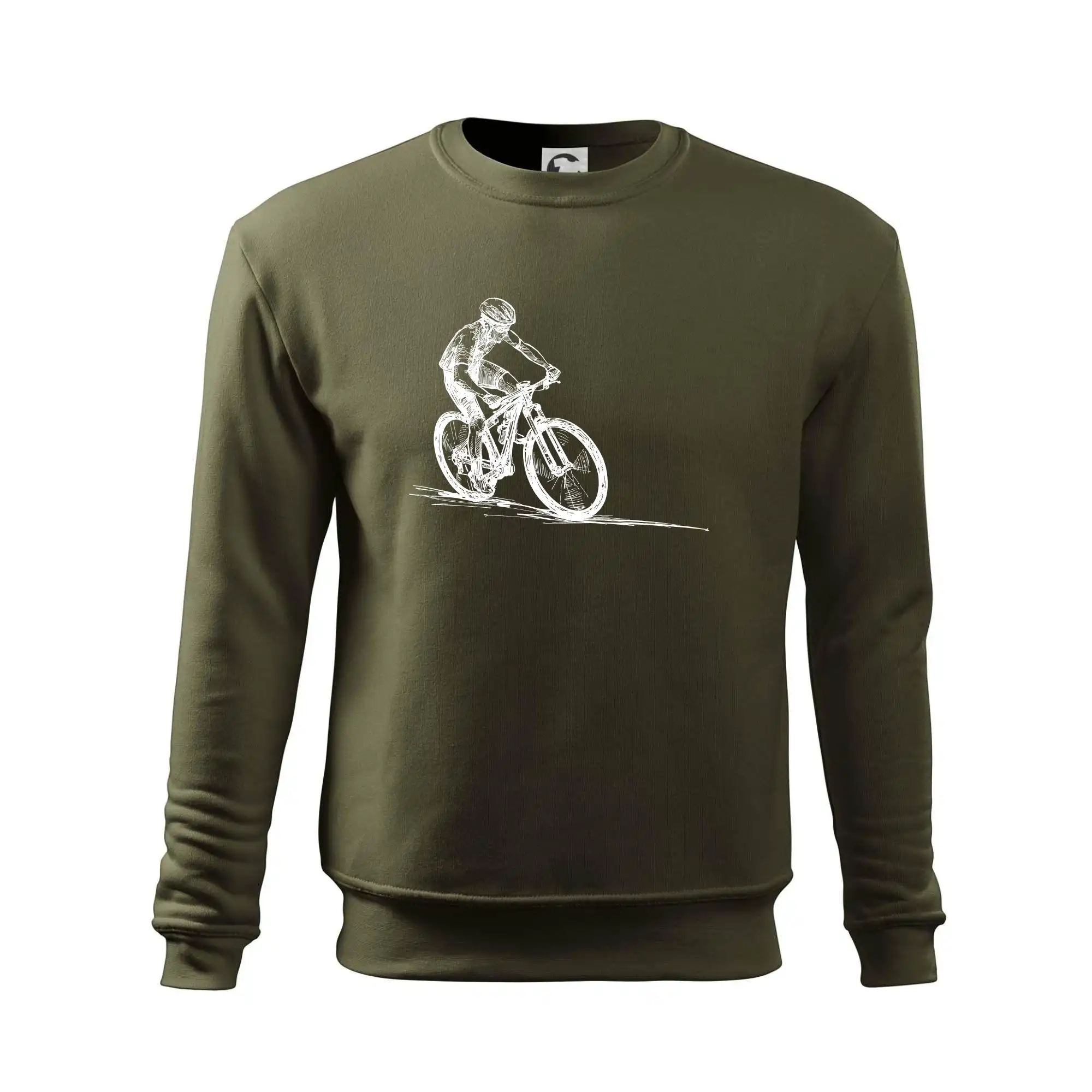 MTB kreslený cyklista