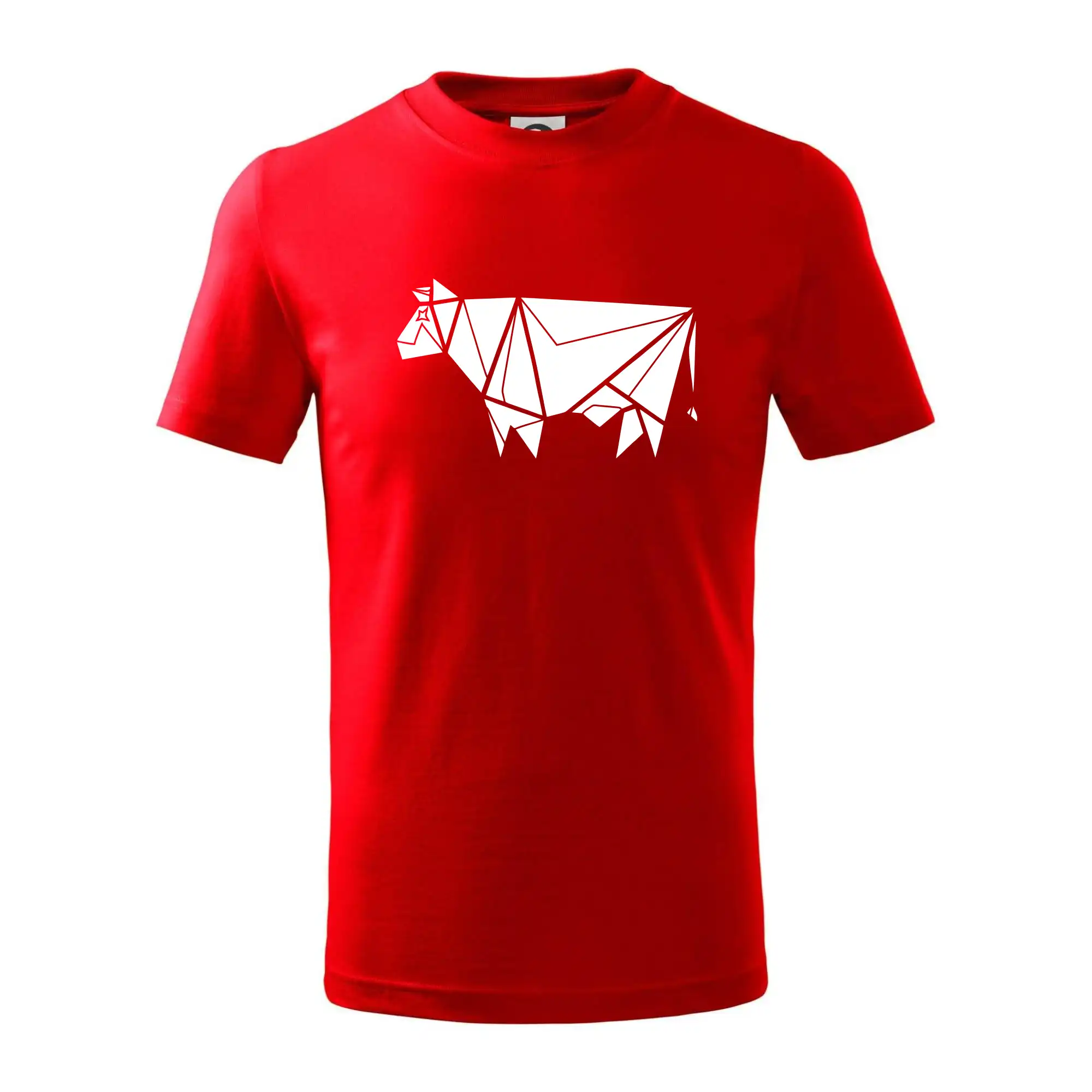 Origami kráva z boku