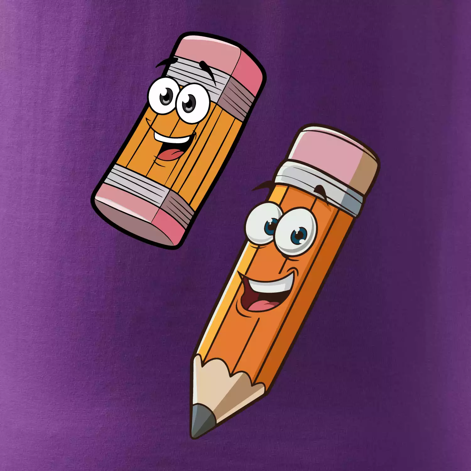 Parové triko - Tužka a guma