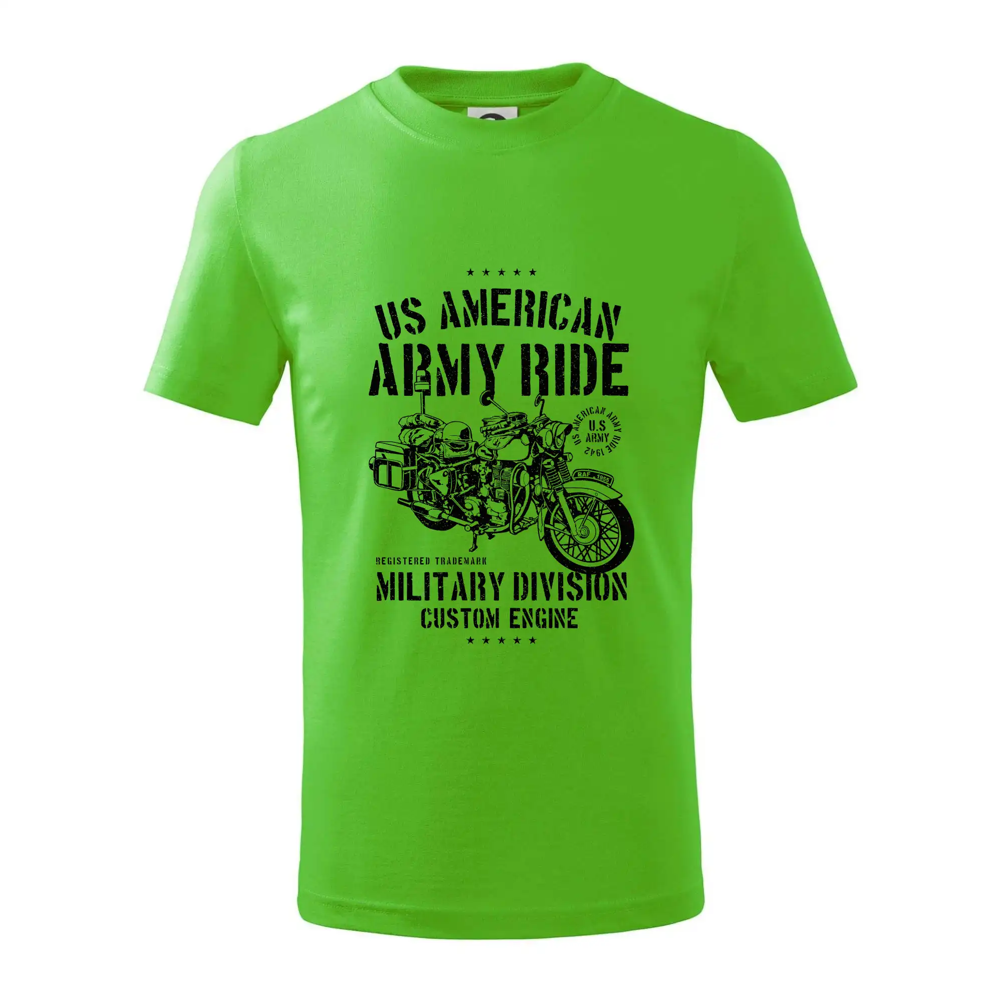 Army Ride Motorcycle - Tričko detské bavlnené