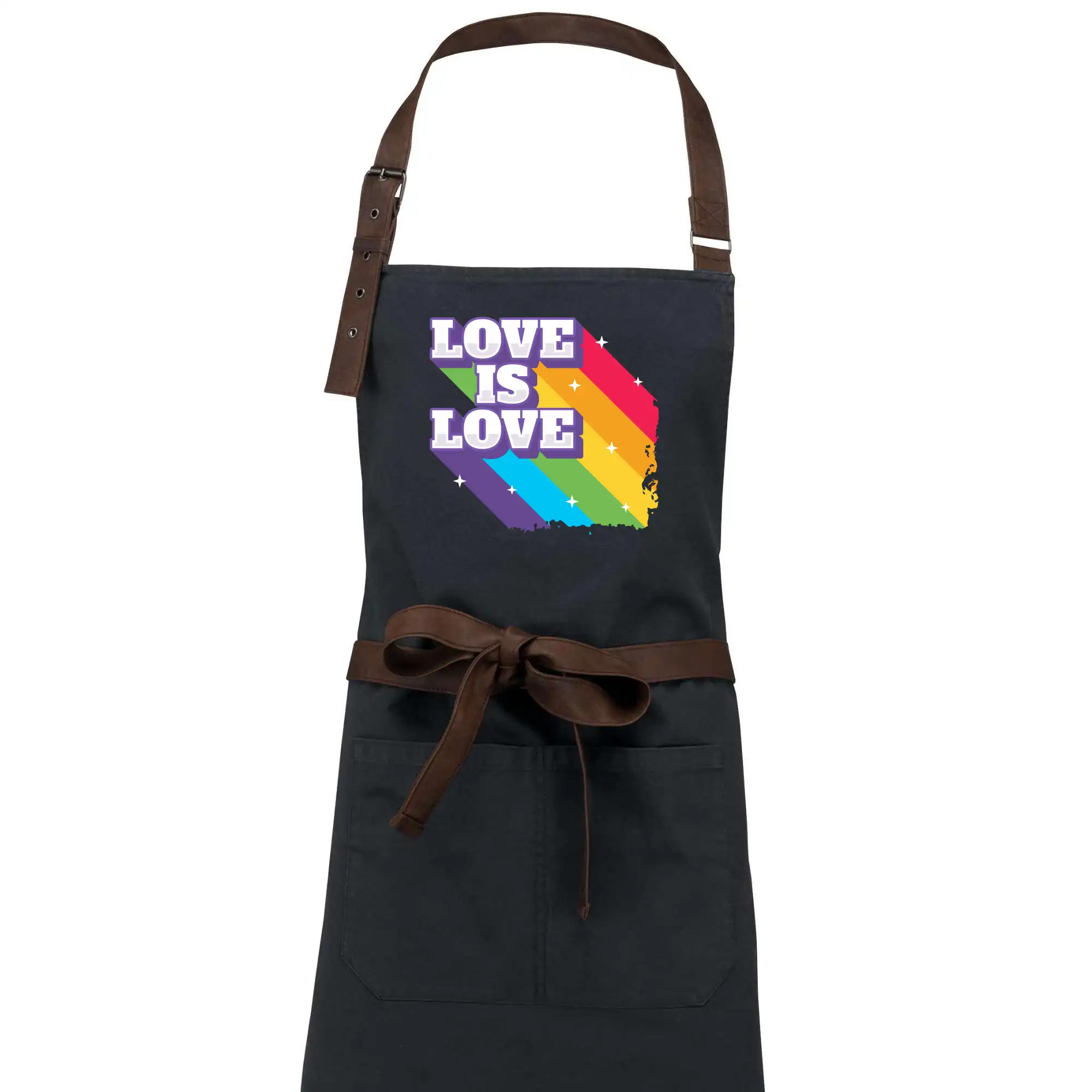 Tričká pre LGBT a Queer komunitu - Love is love dúha - Zástera Vintage