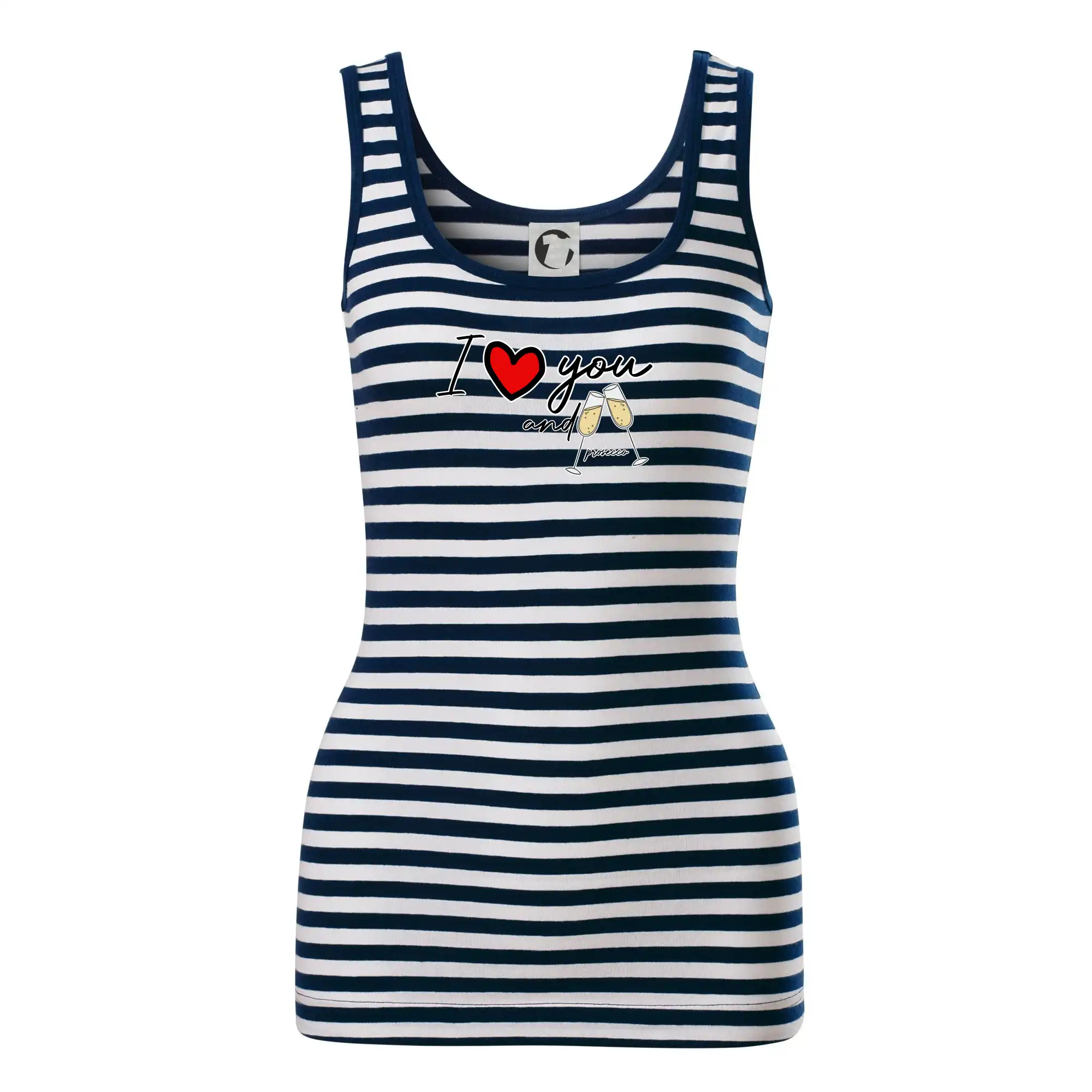 I love you and prosecco - Sailor tielko na vodu