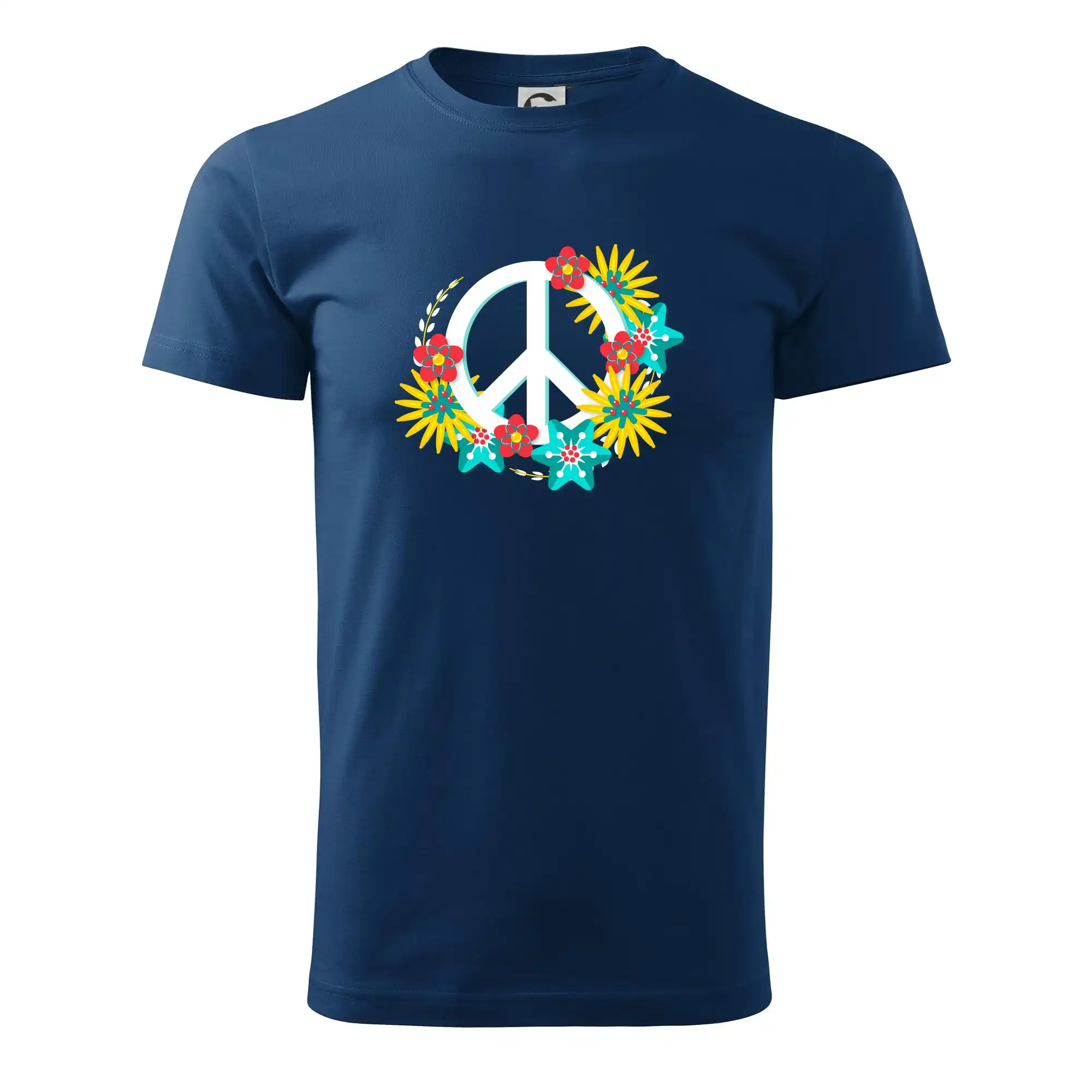 Tričká pre pohodový ľudí - Peace symbol abstraktný - Klasické pánske tričko vyššej gramáže