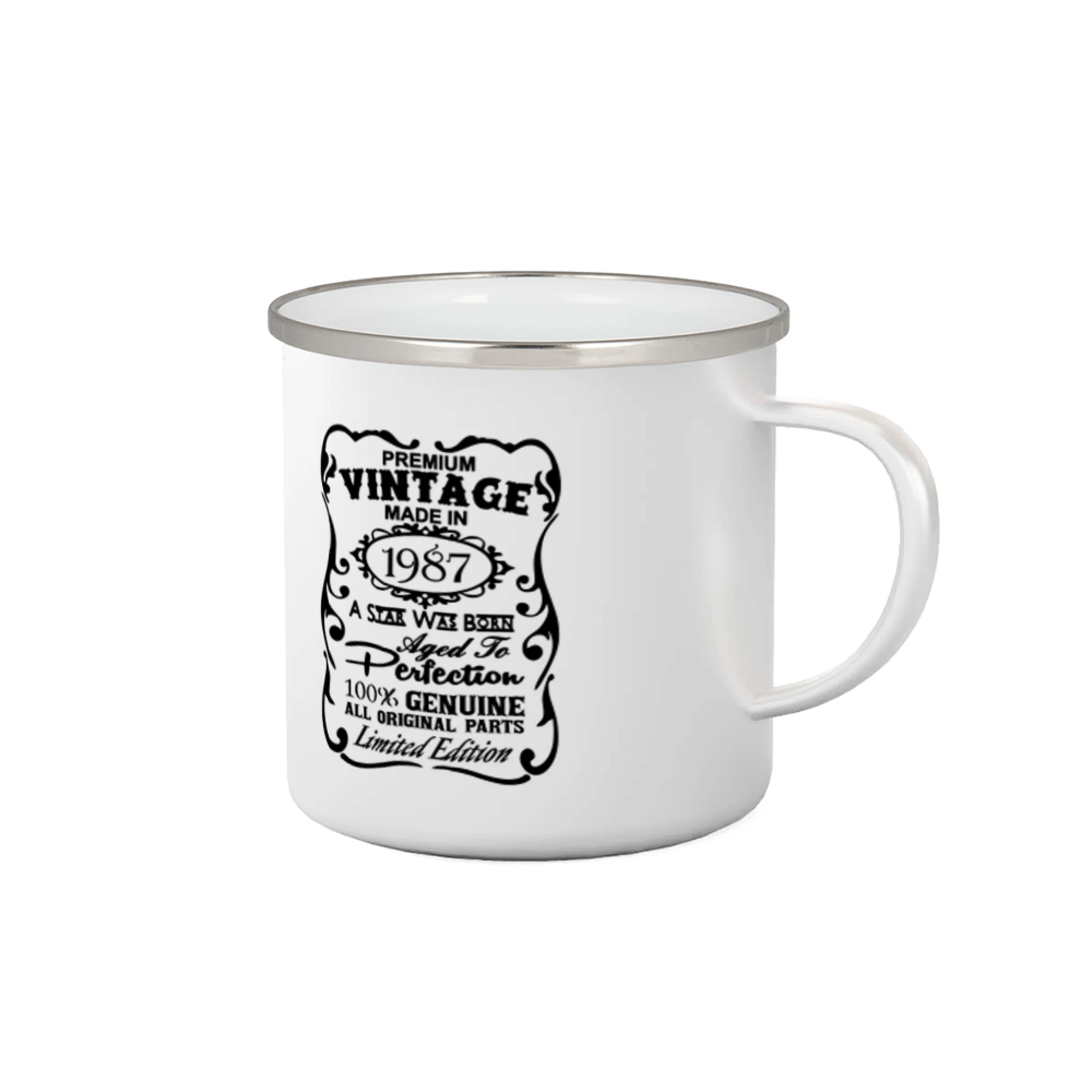 Trička s ročníkom 1987 - Vintage Etiketa - 1987 - Plecháčik