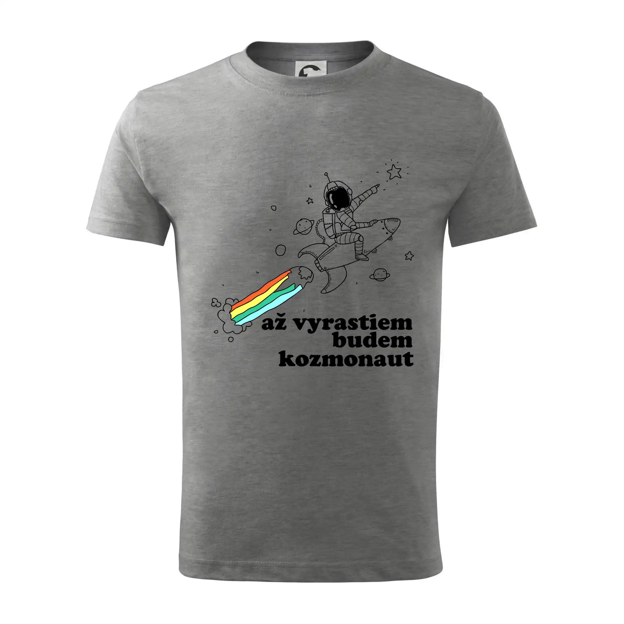 Až vyrastiem budem kozmonaut - Tričko detské bavlnené