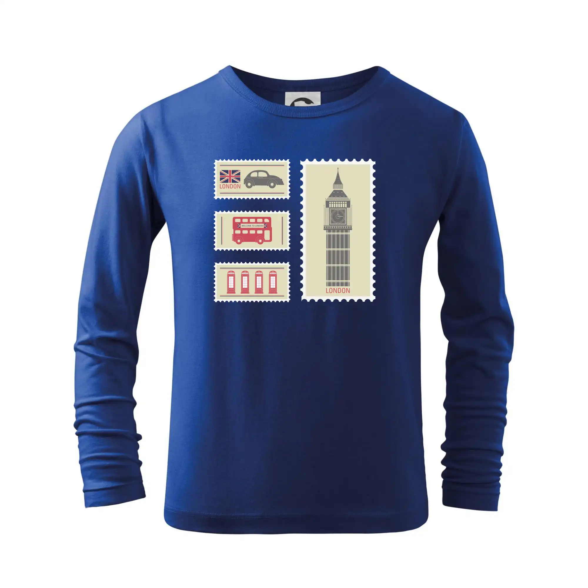 Tričká Anglicko - Britská známka - Tričko detské Long Sleeve