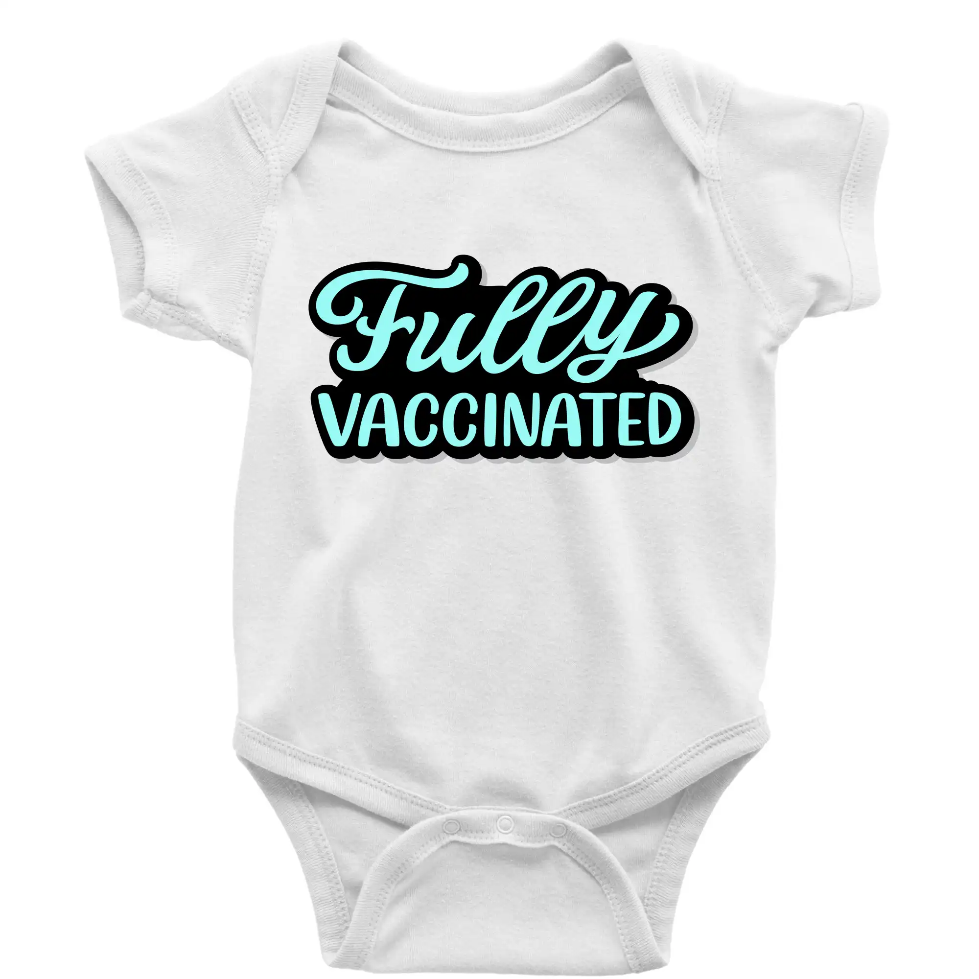 Fully vaccinated - Body dojčenské s krátkym rukávom