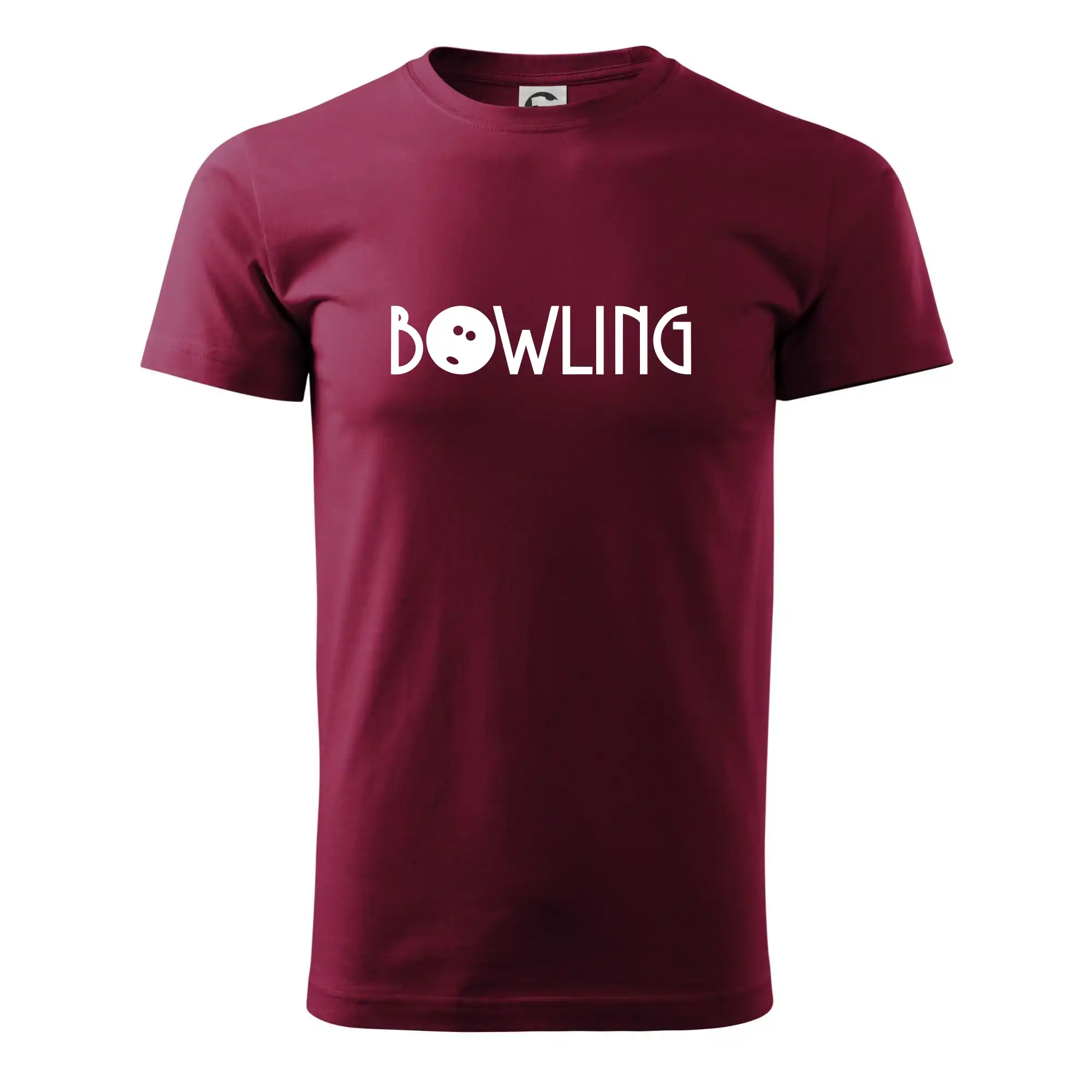 Tričká Bowling - Bowling nápis - Pánske tričko nižšej gramáže