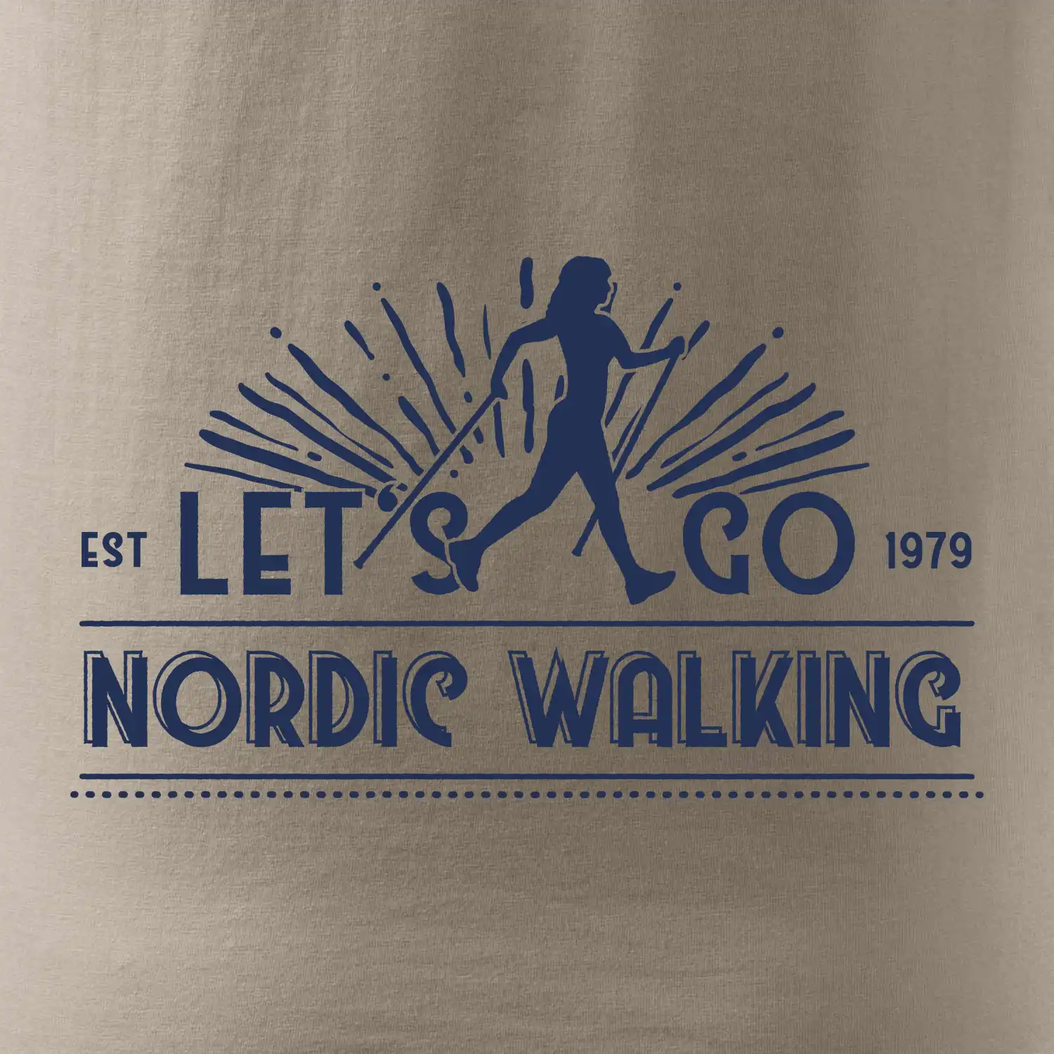 Let's go nordic walking - vintage