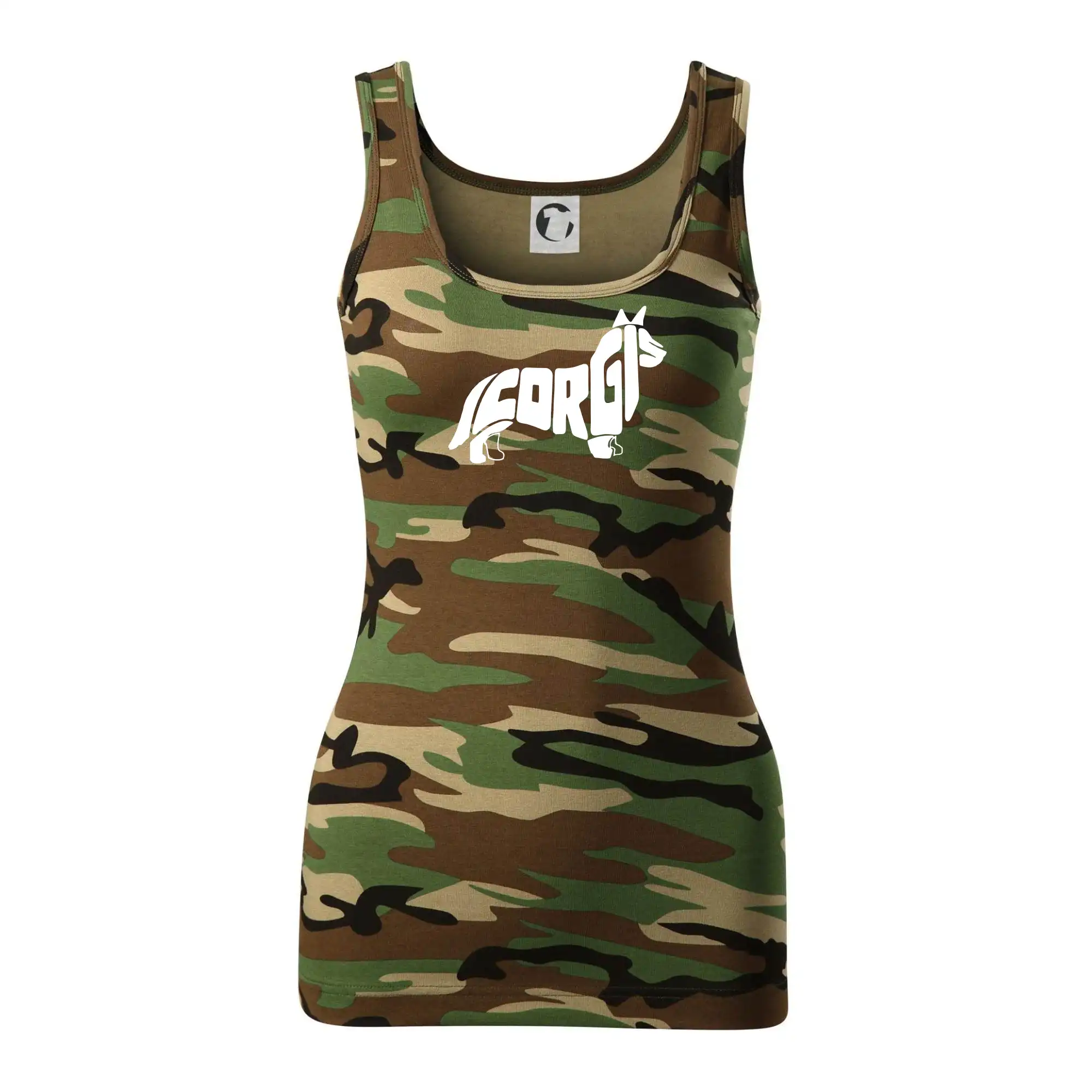 Corgi - nápis v těle