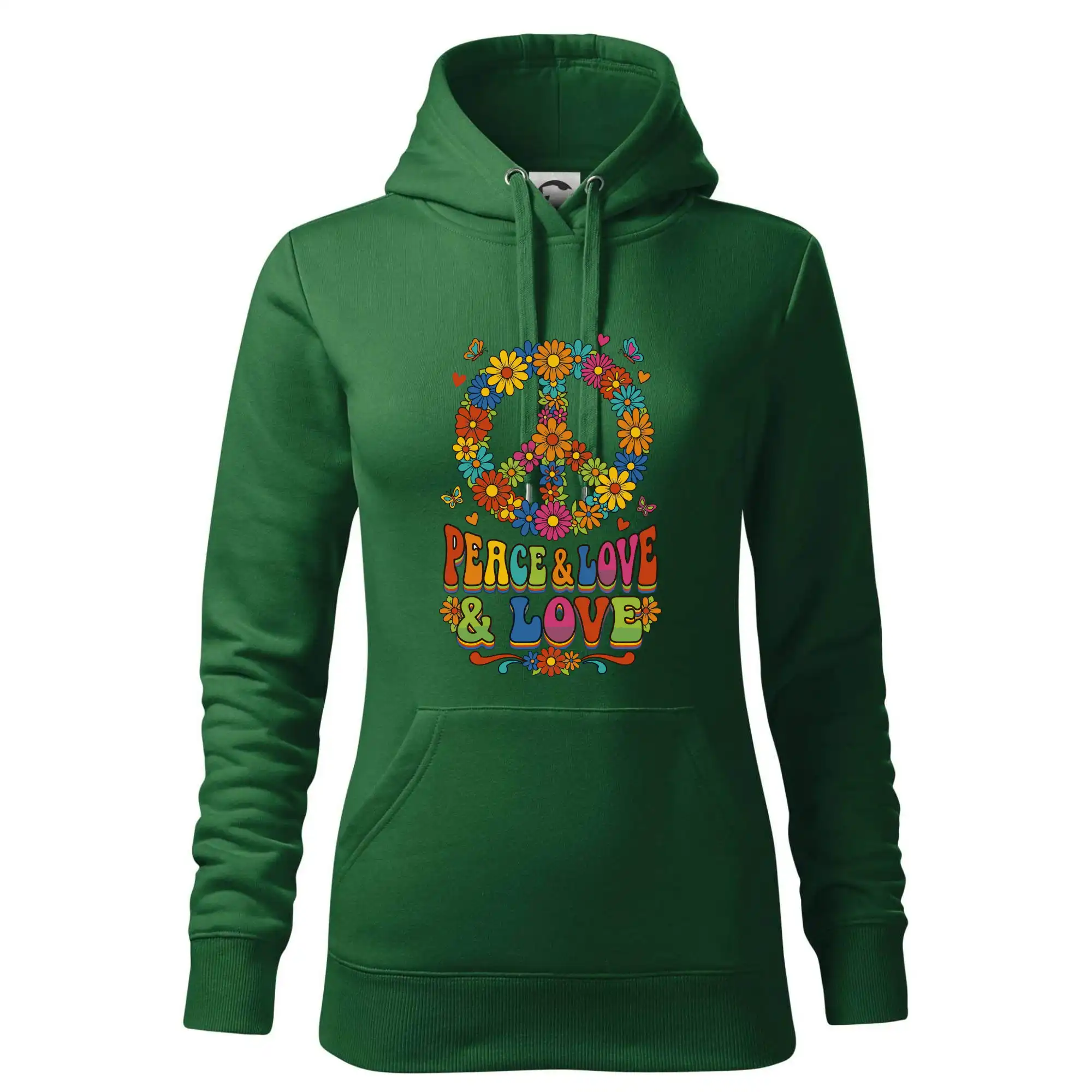 Peace and love - na výšku s květy