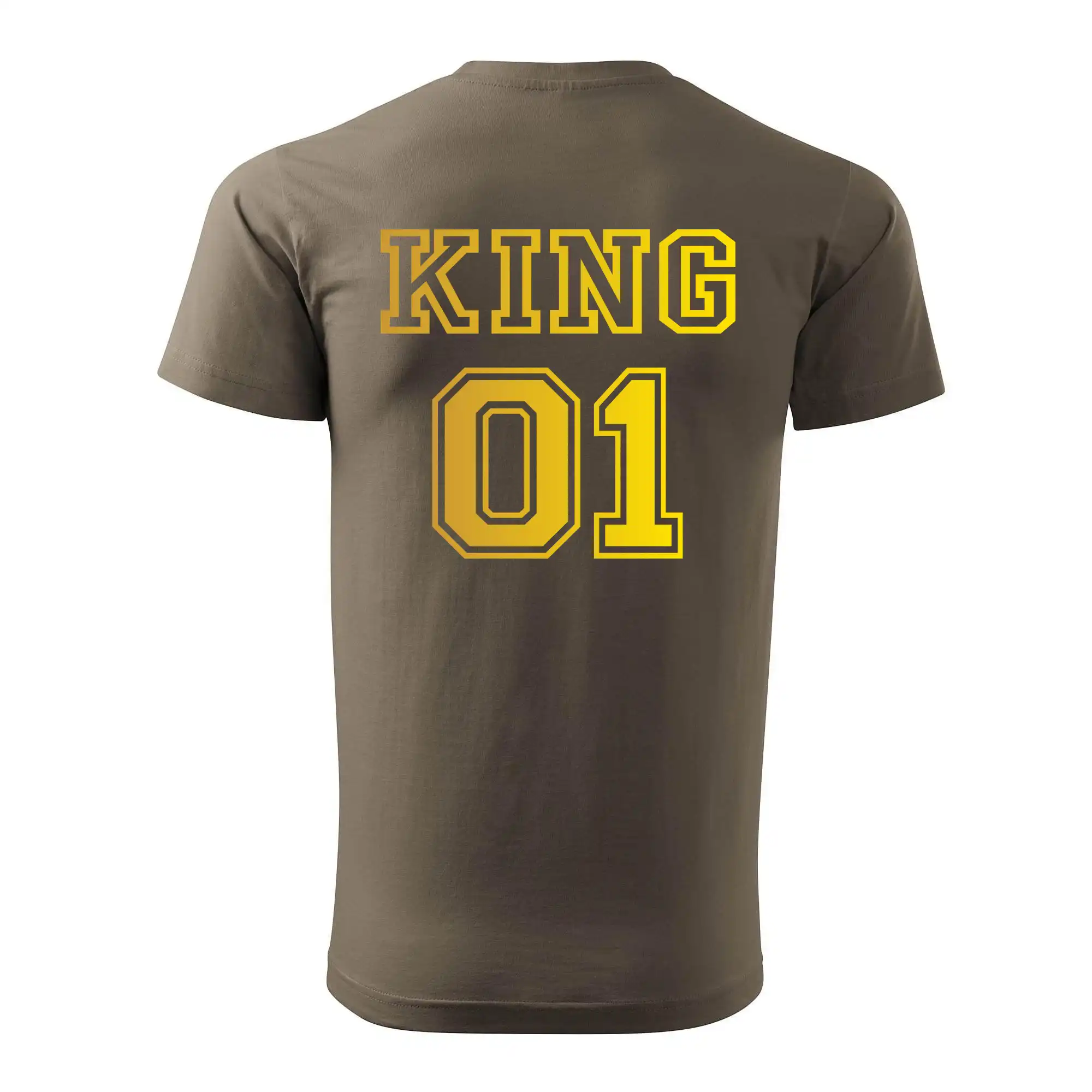 King - Queen - 01 dres - zlatá potlač